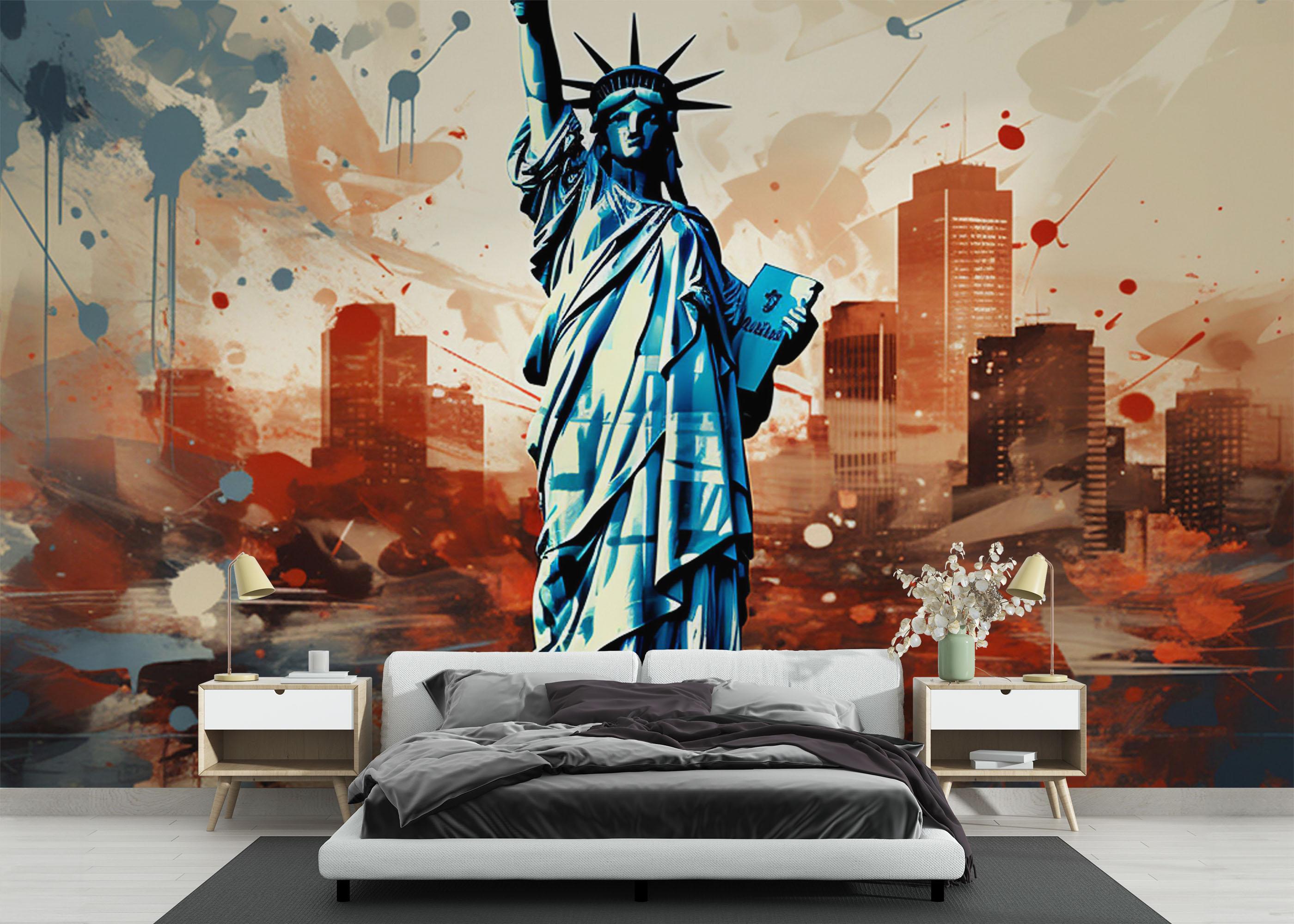 Fototapete Beauty Of United States mockup 3