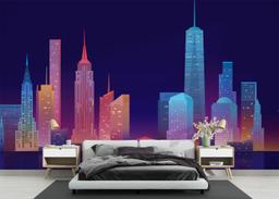 Blue Skyline Nyc mockup 3
