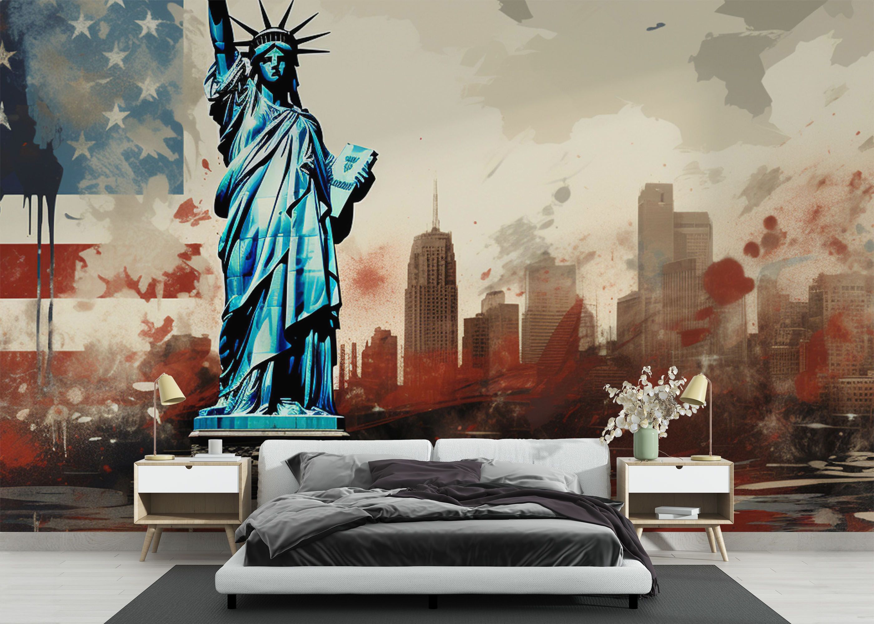 United States Statue mockup 3