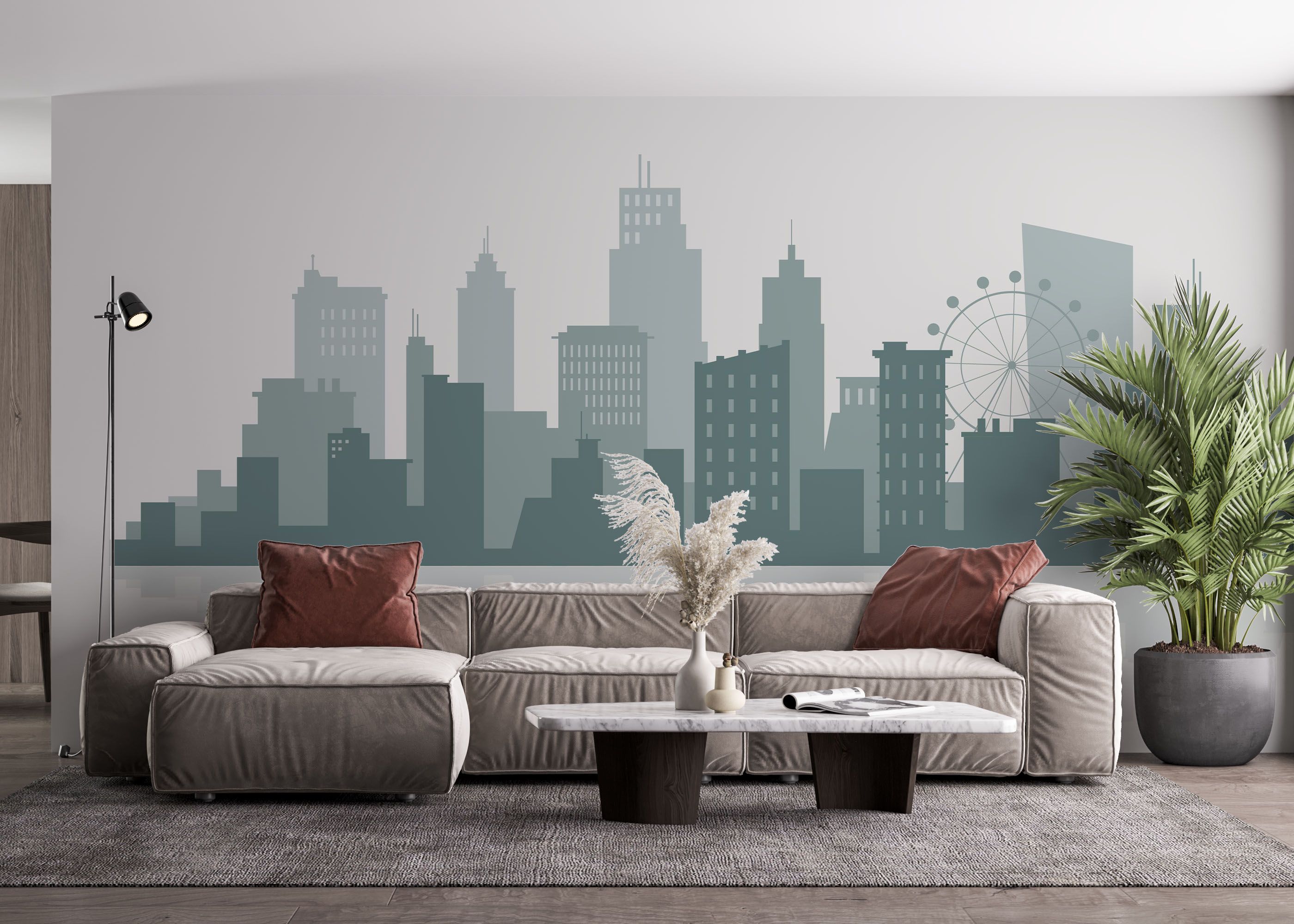 Blue Color Nyc mockup 4