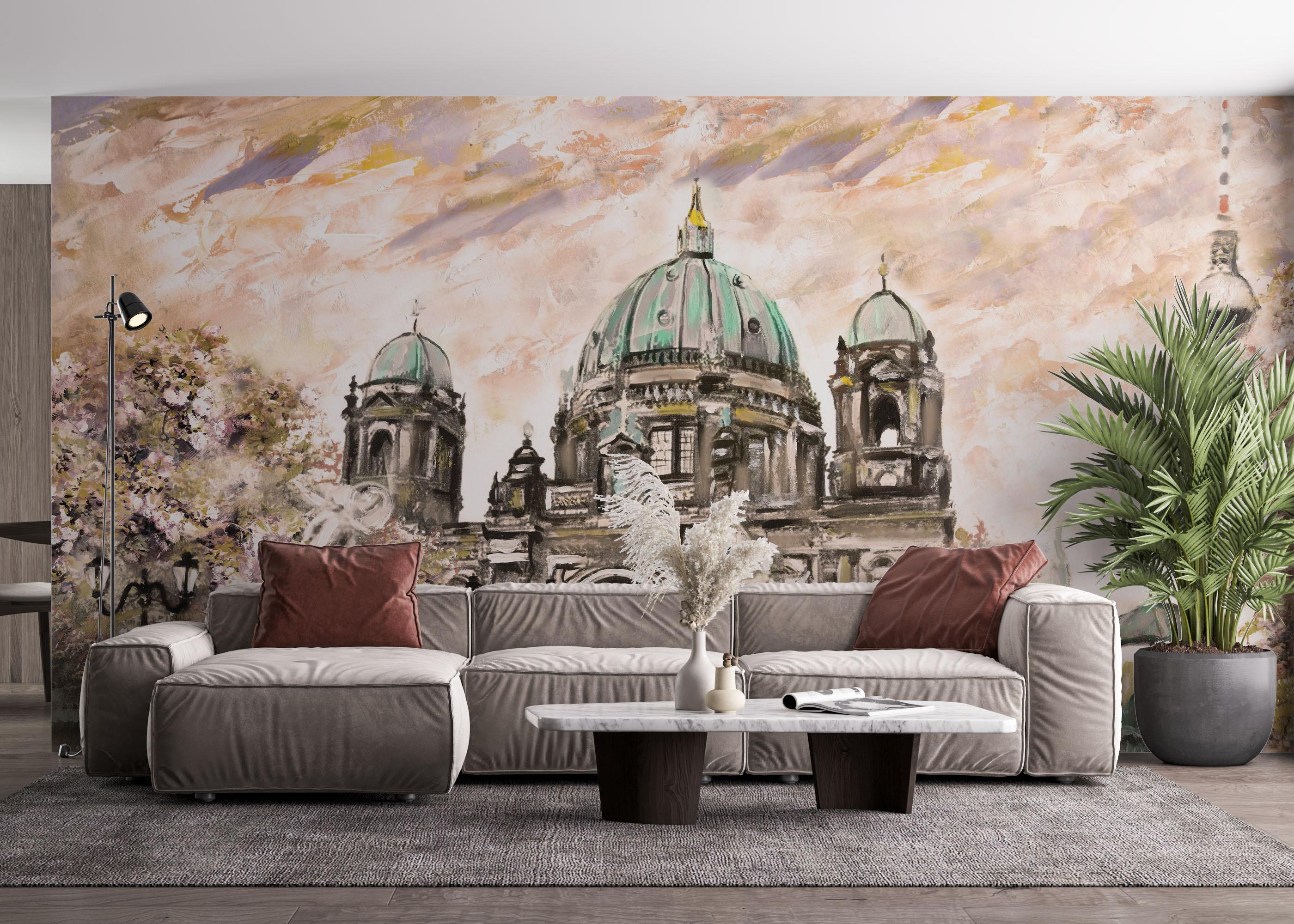 Fototapete Lost In The City mockup 4