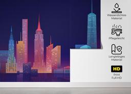 Blue Skyline Nyc mockup 5