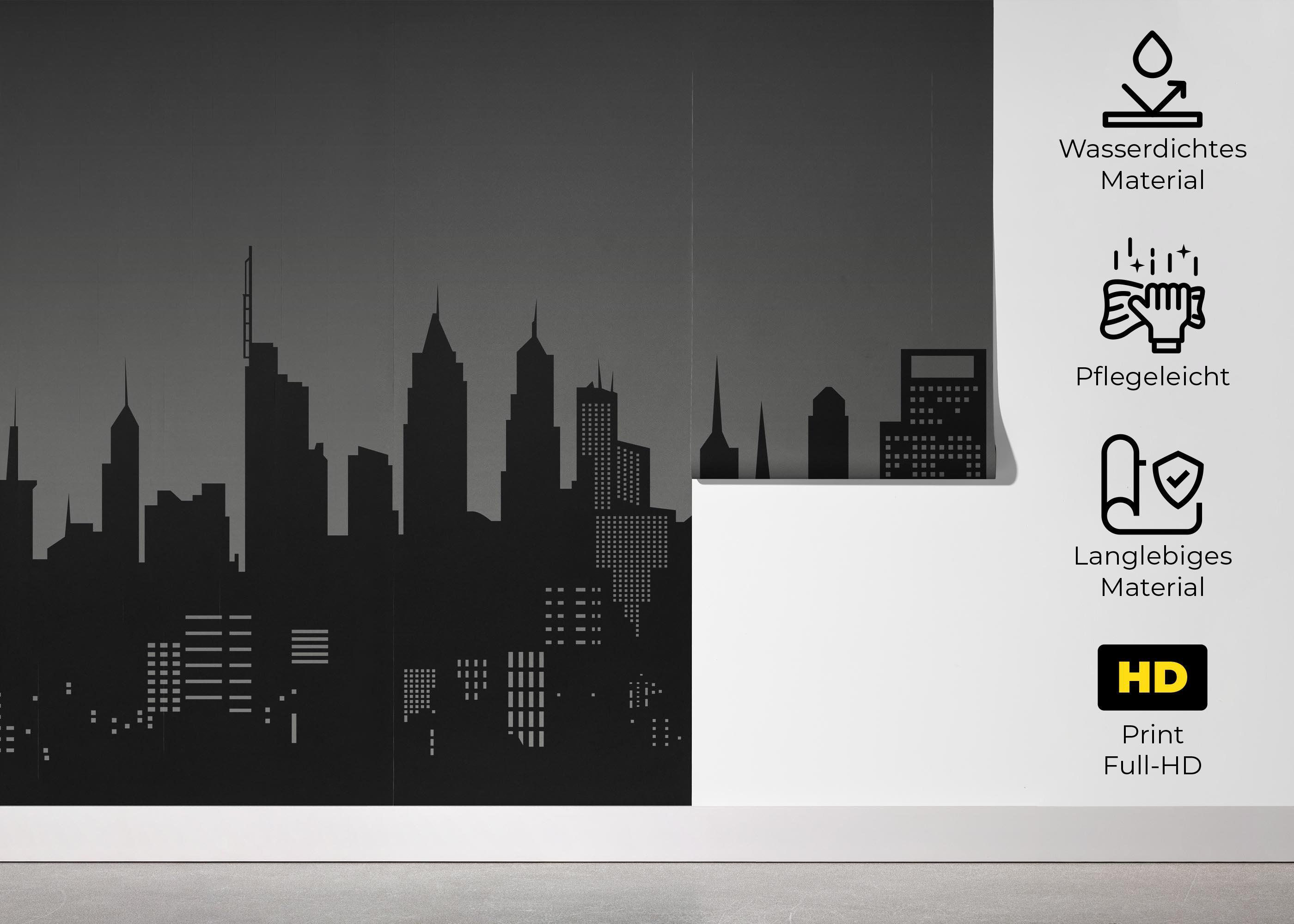 Fototapete Grey Sky New York mockup 5
