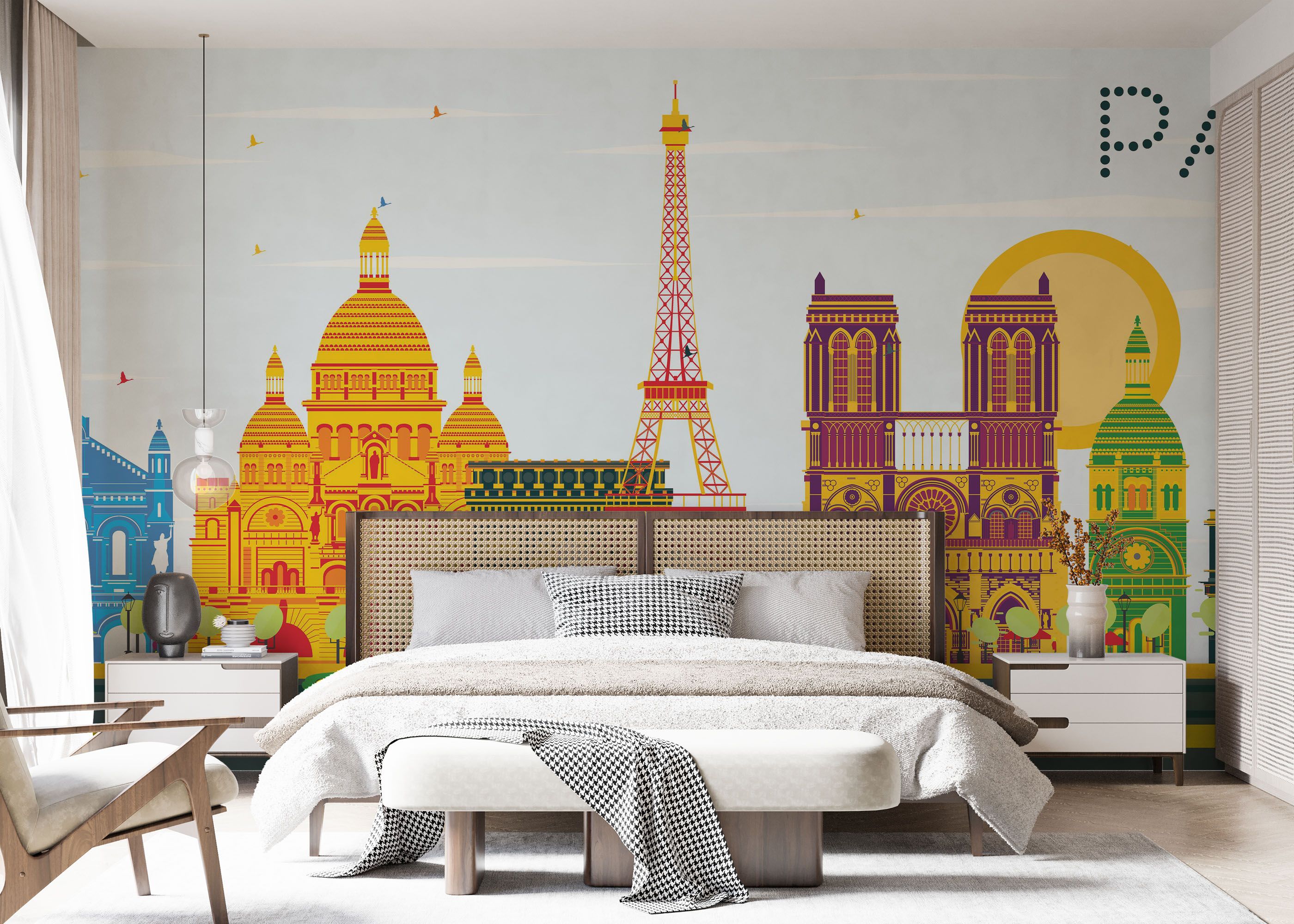 Colorful Paris mockup 7