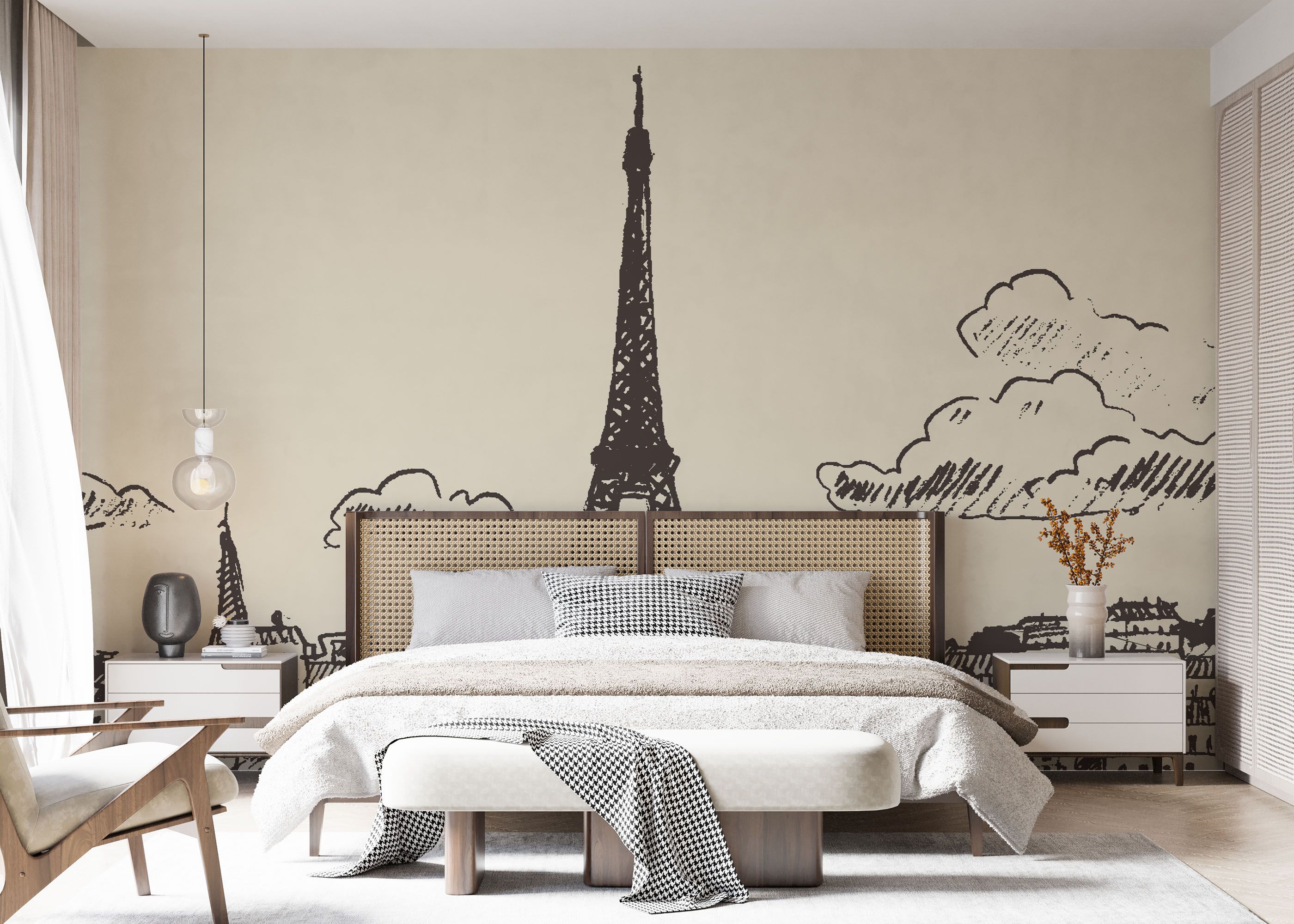 Eiffel Tower Sketch mockup 7