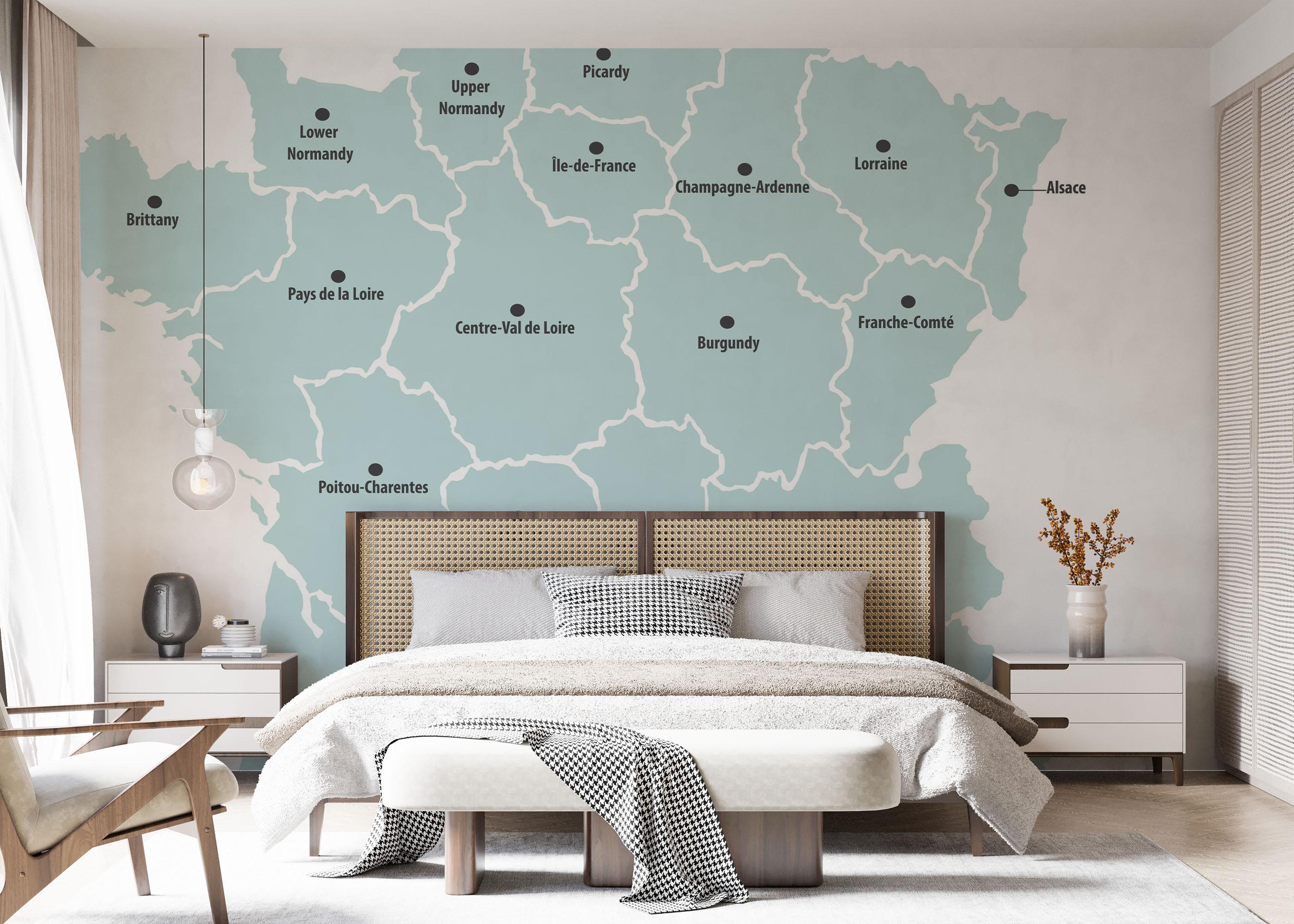 Fototapete France Regions mockup 7