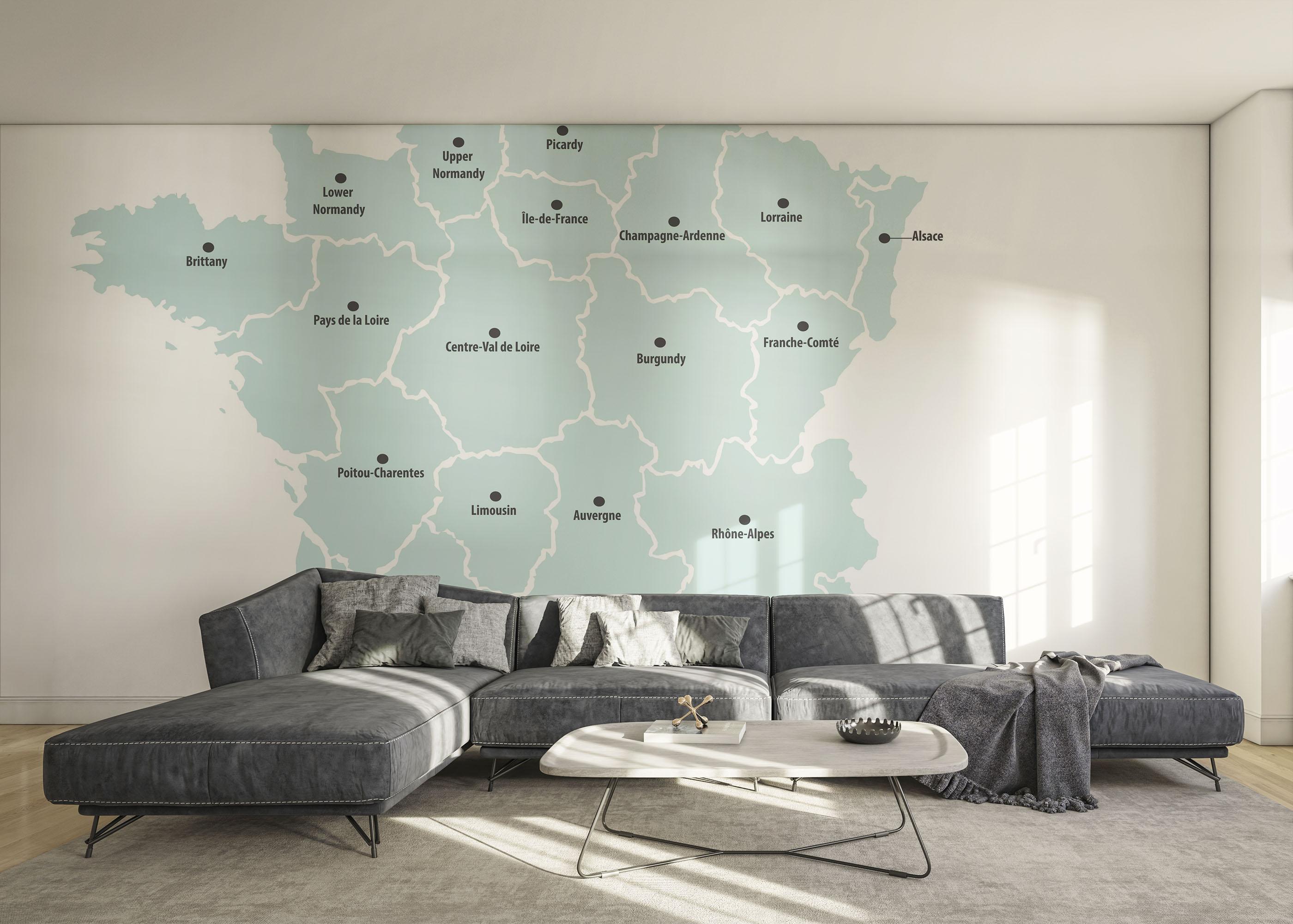 Fototapete France Regions mockup 0