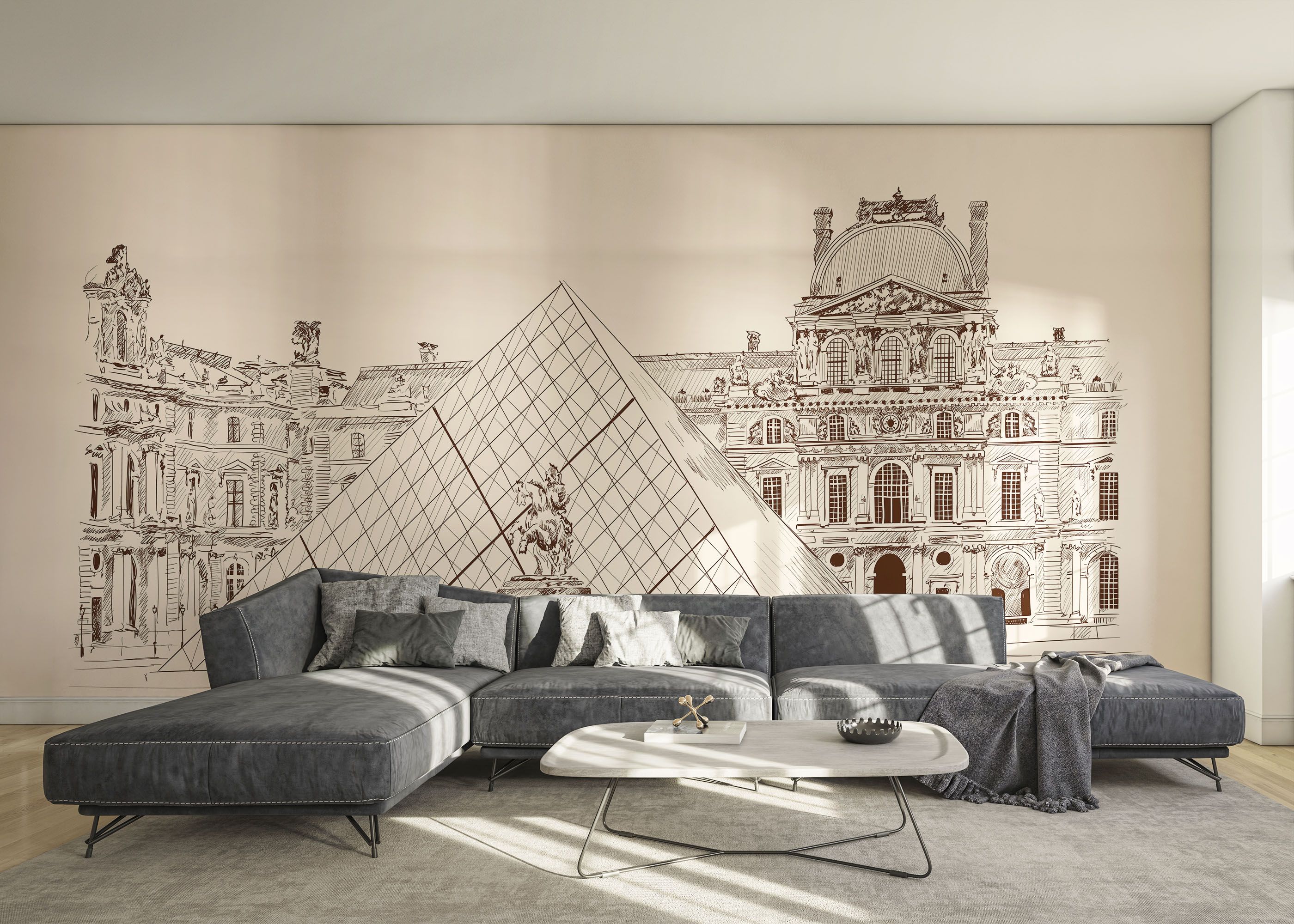 Louvres Sketch mockup 0