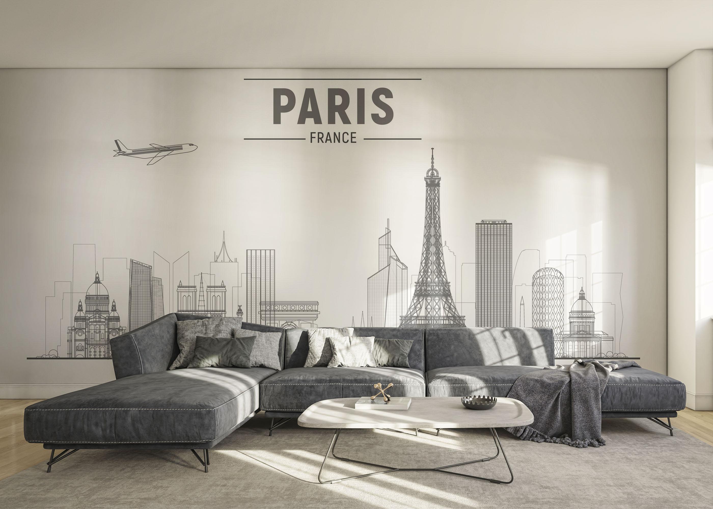 Fototapete Paris France mockup 0