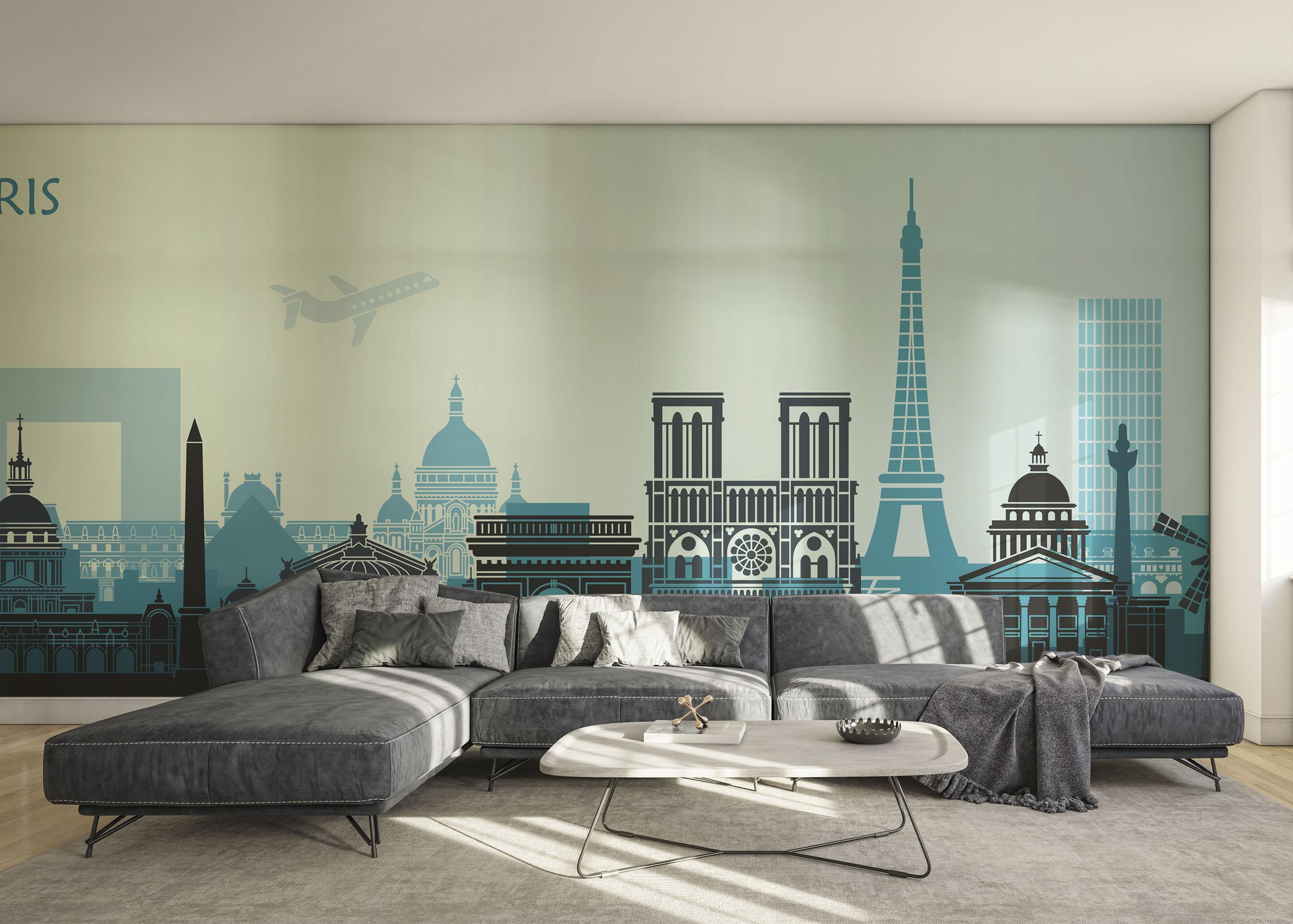 Fototapete Paris Travel mockup 0