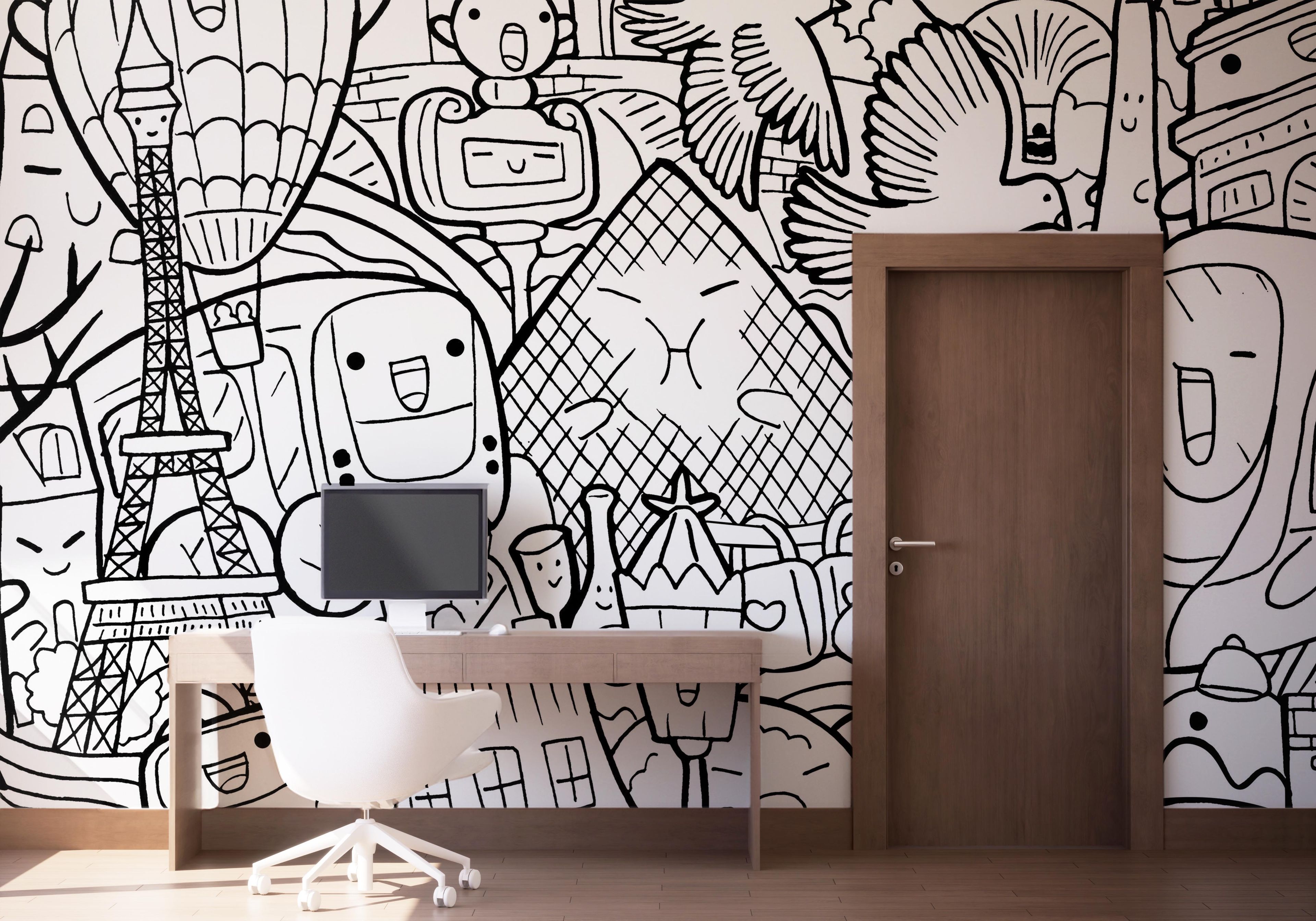 Paris Doodle mockup 1