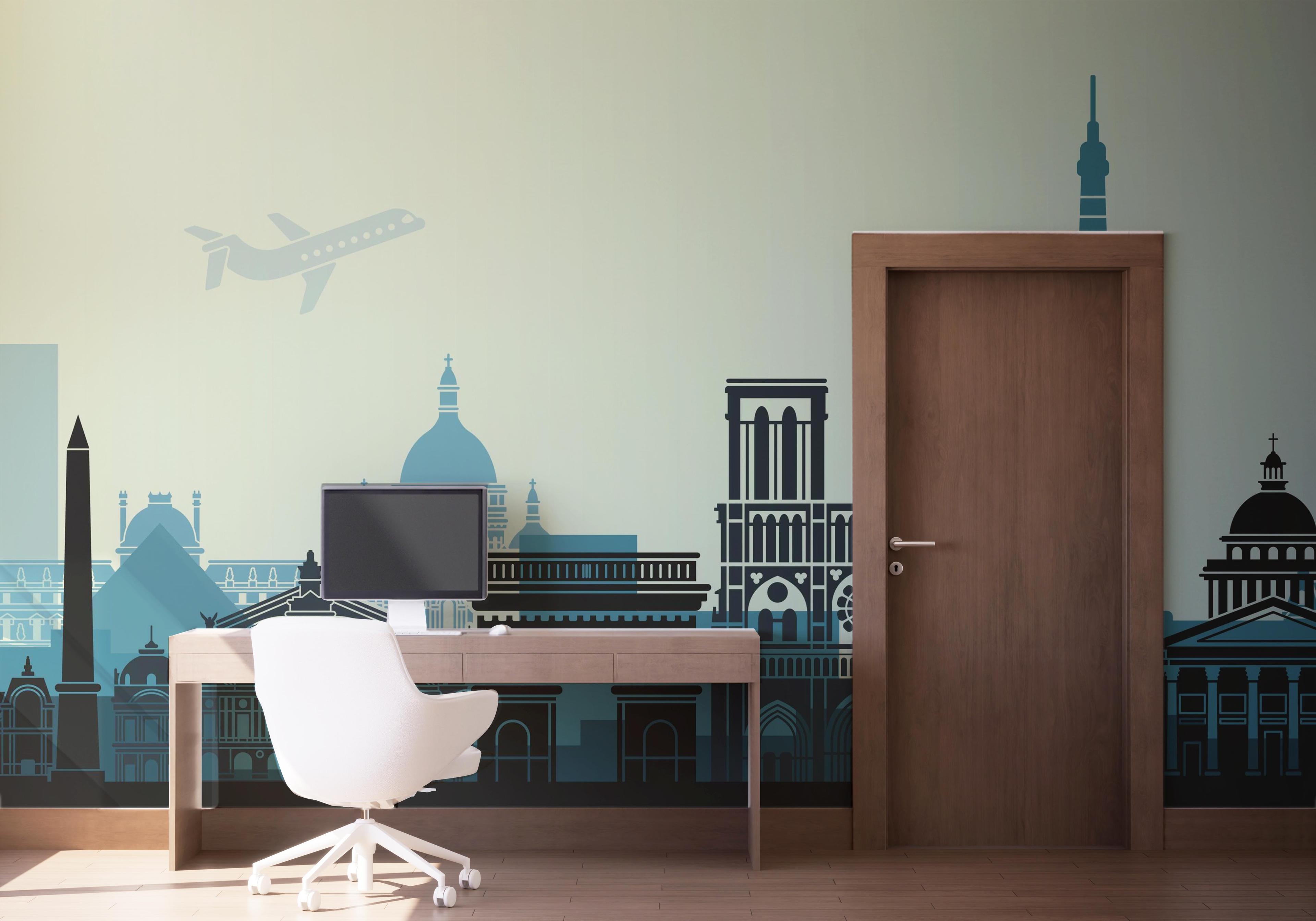 Fototapete Paris Travel mockup 1