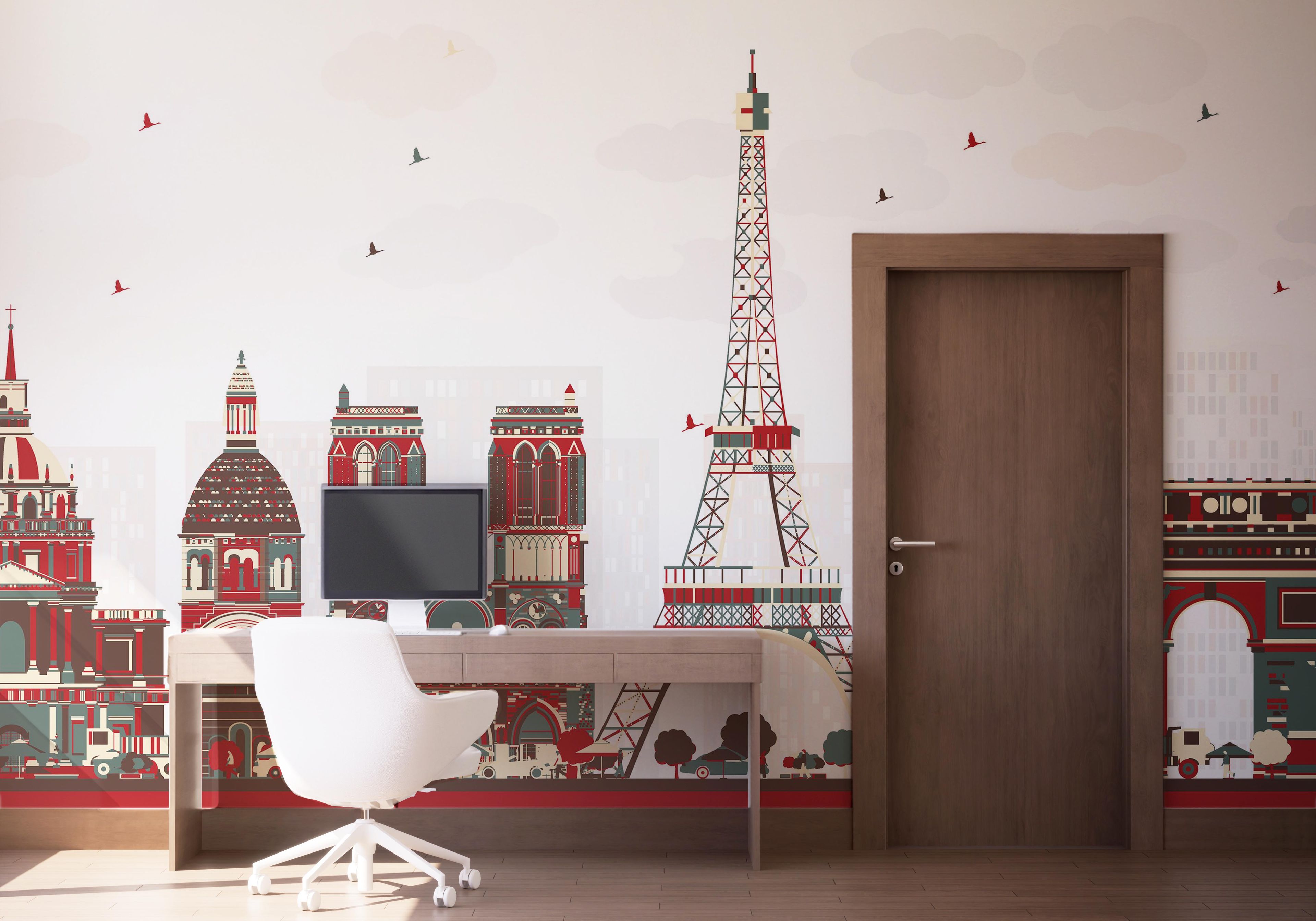 Red Grey Paris mockup 1