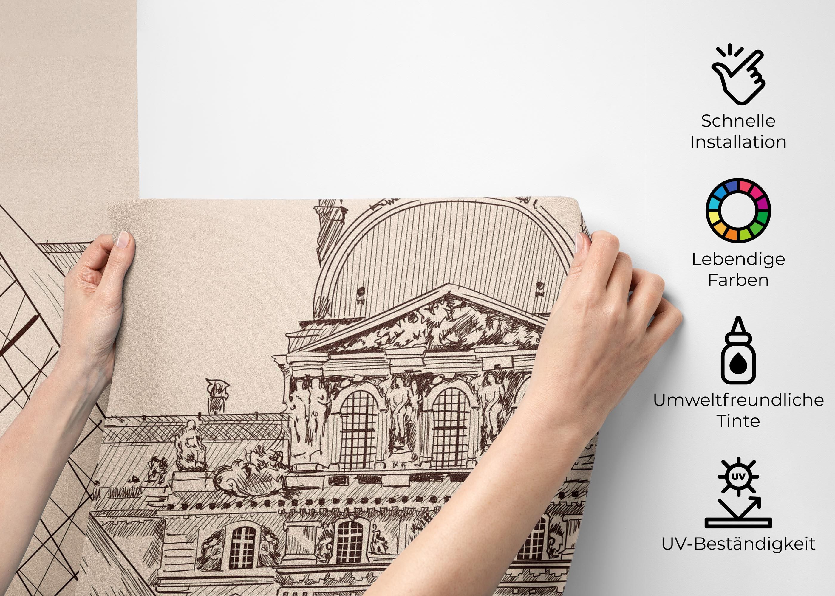 Louvres Sketch mockup 2