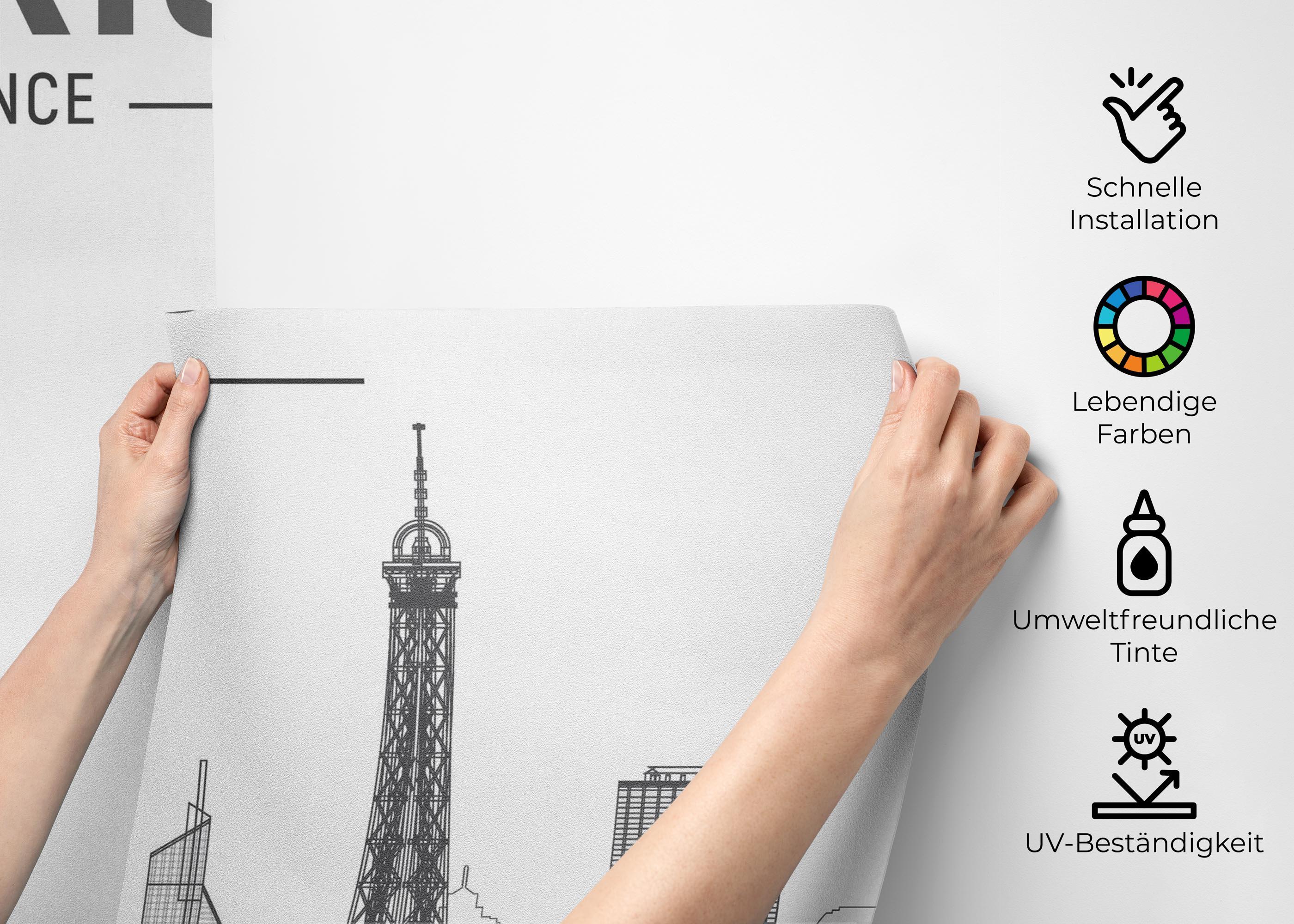 Fototapete Paris France mockup 2