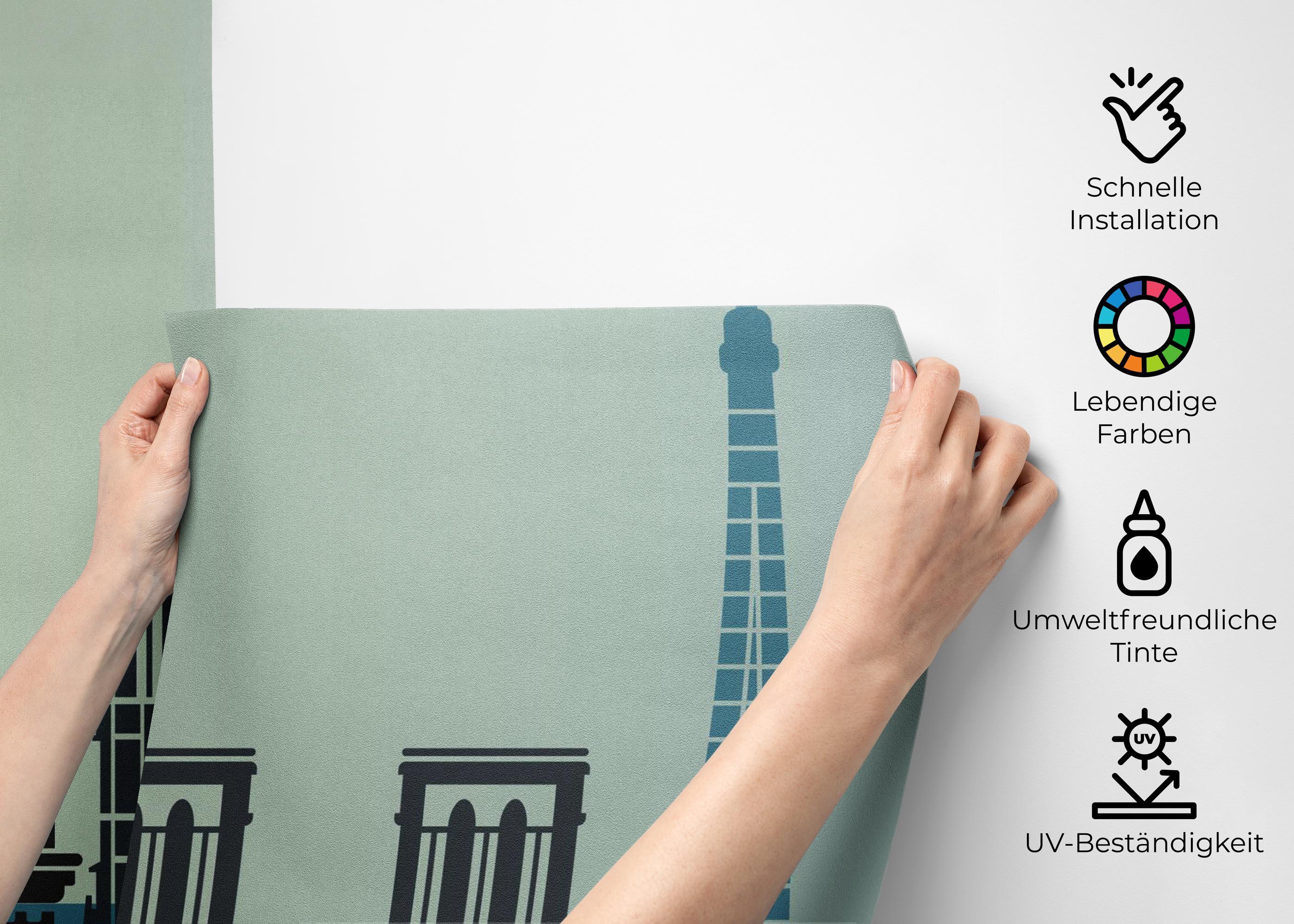 Fototapete Paris Travel mockup 2