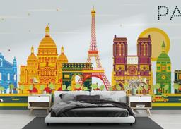 Colorful Paris mockup 3