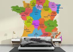 France Colorful Map mockup 3