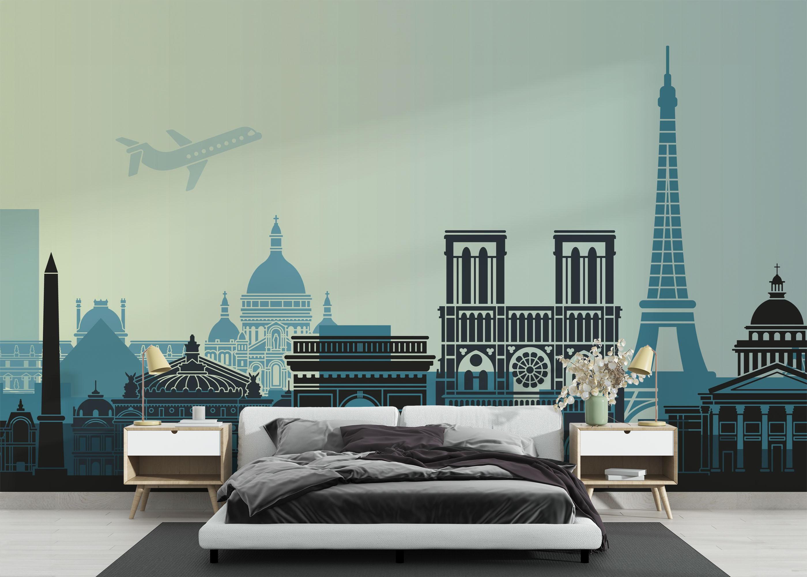 Fototapete Paris Travel mockup 3
