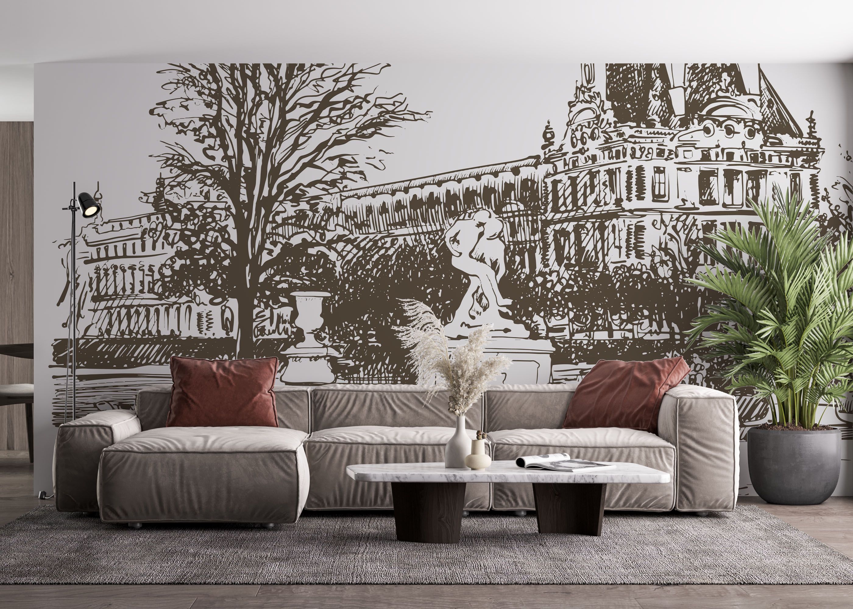 Brown Sketch Paris mockup 4