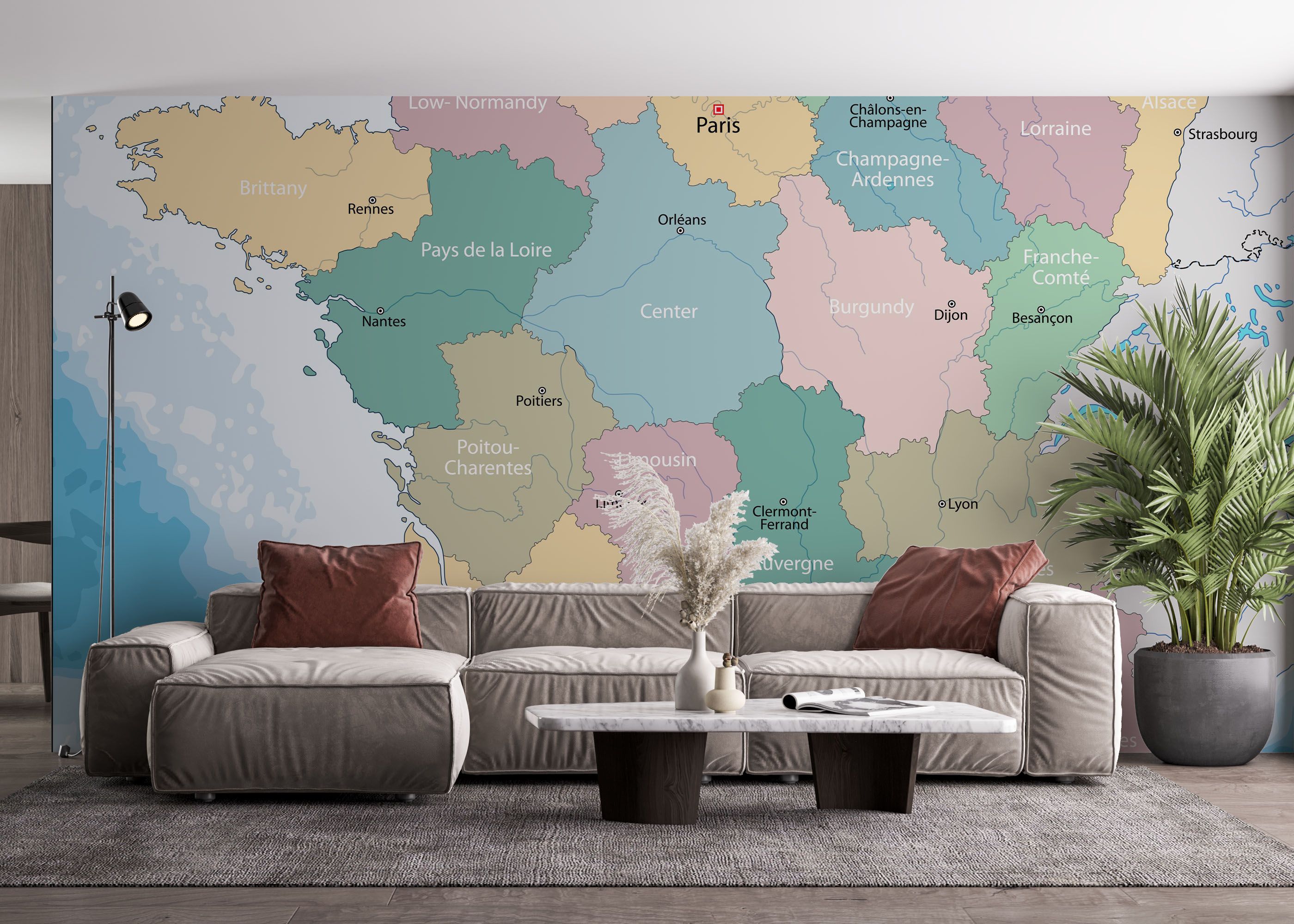 Paris Map Color mockup 4