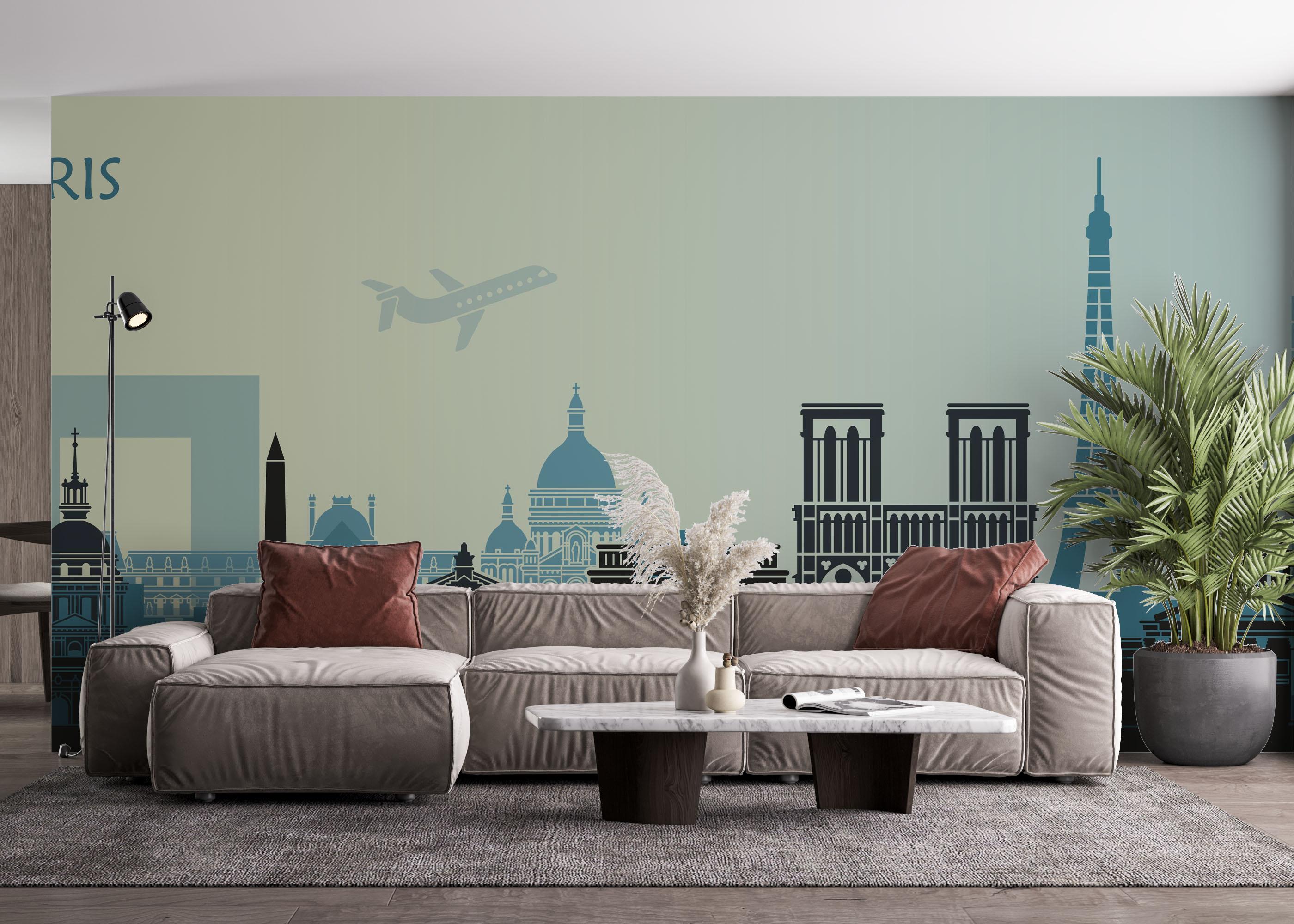 Fototapete Paris Travel mockup 4