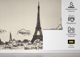 Eiffel Tower Sketch mockup 5