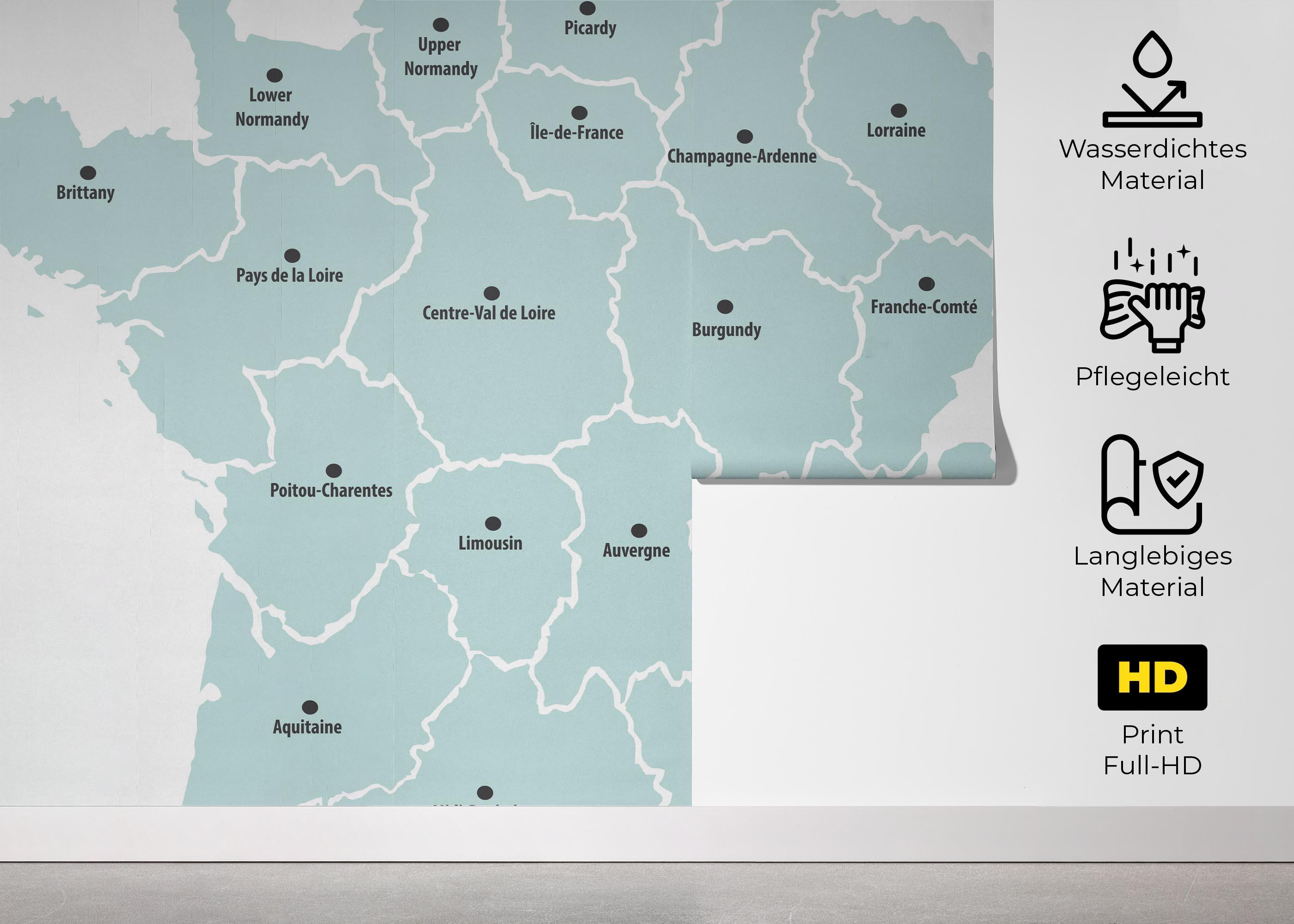 Fototapete France Regions mockup 5