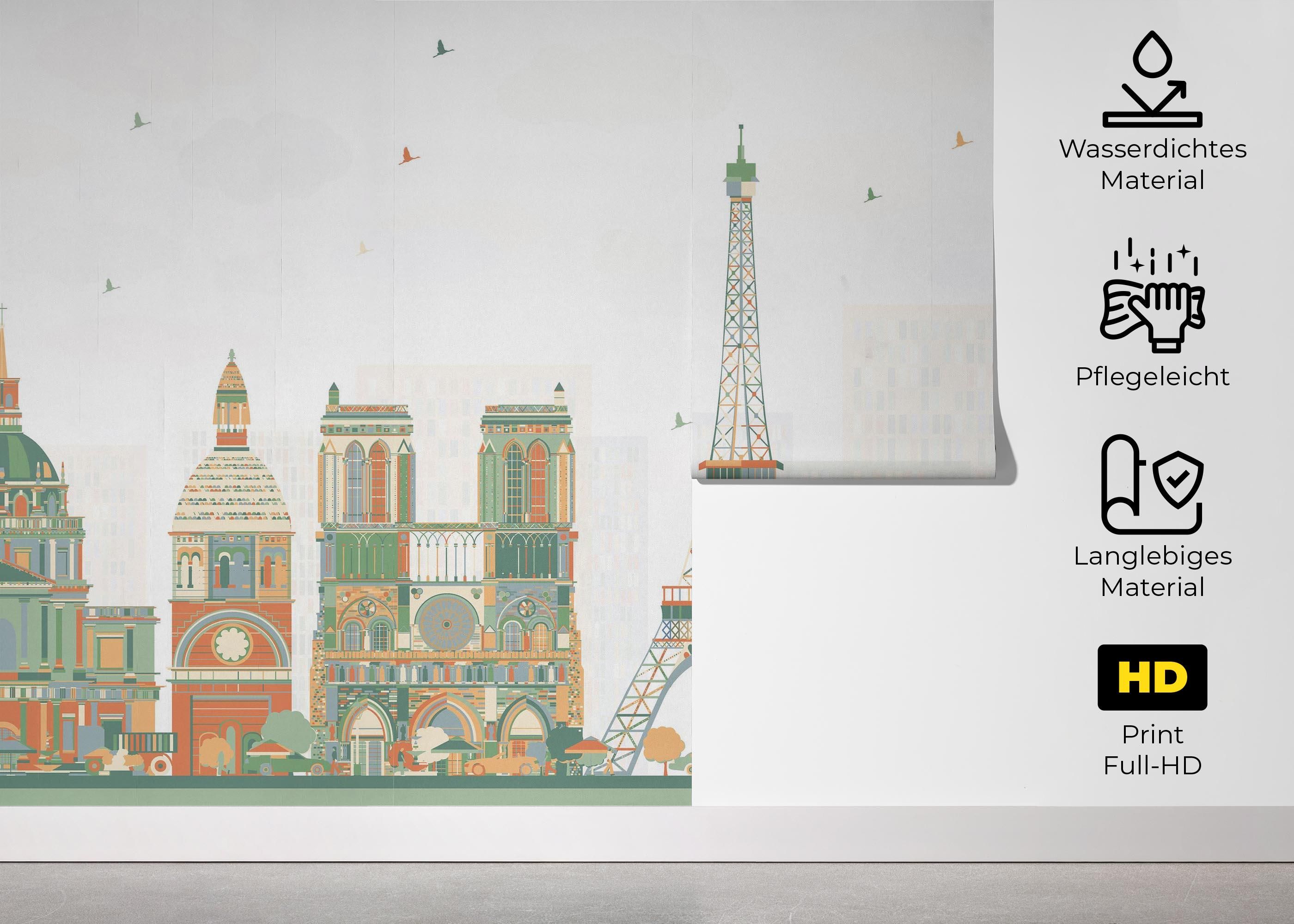 Orange Green Paris mockup 5