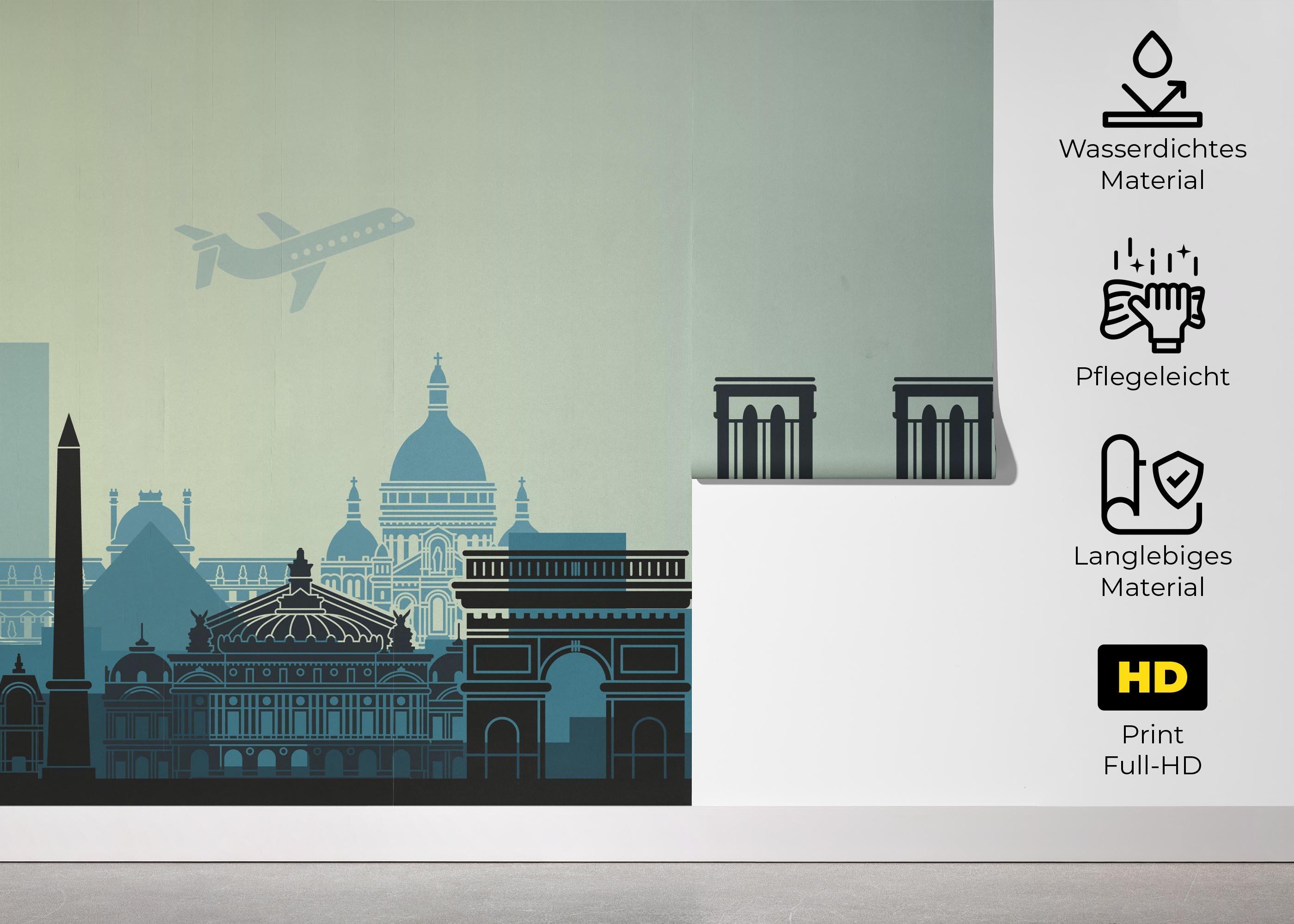 Fototapete Paris Travel mockup 5