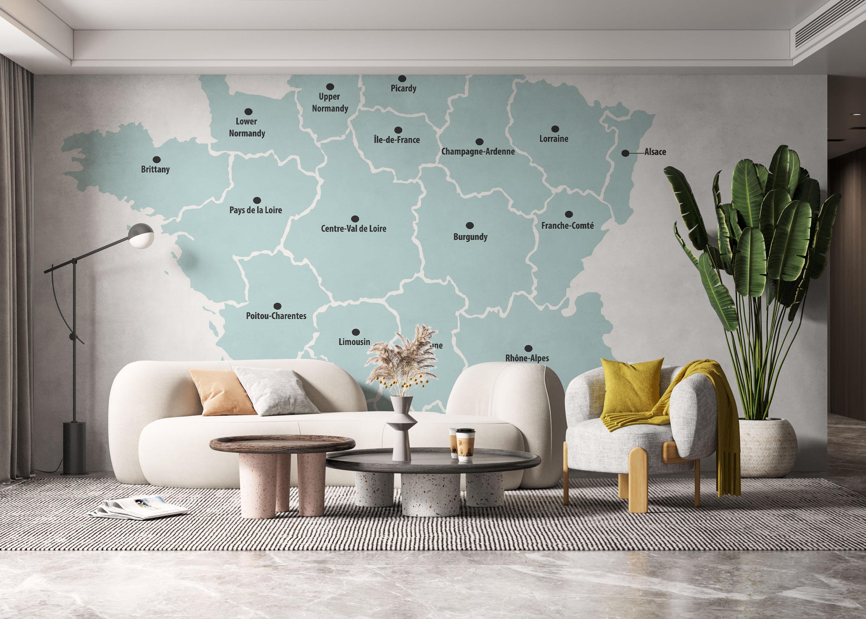 Fototapete France Regions mockup 6