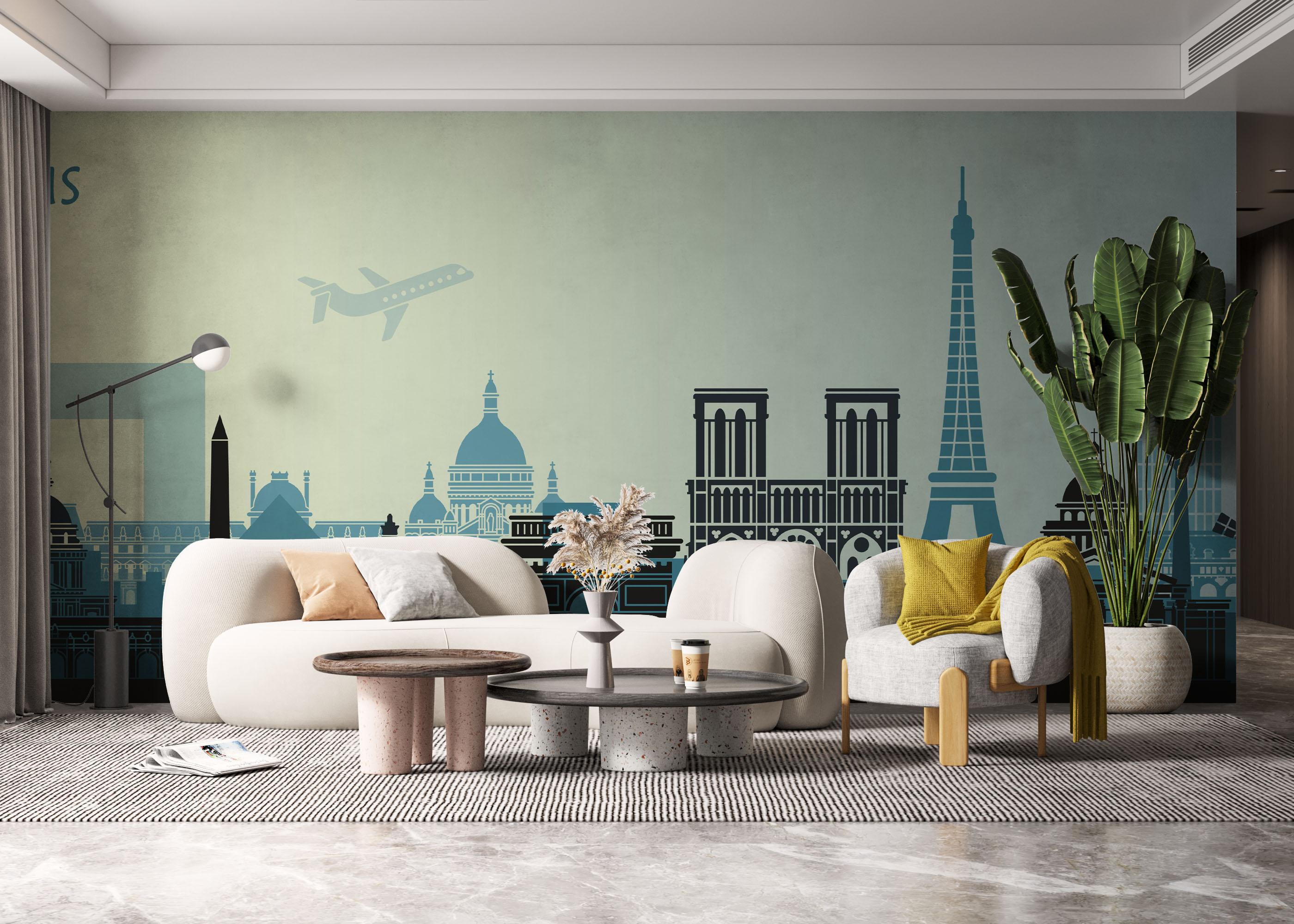 Fototapete Paris Travel mockup 6