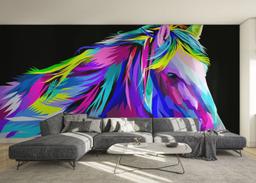 Beautiful Color Horse mockup 0