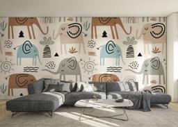 Cute Elephant Pattern mockup 0