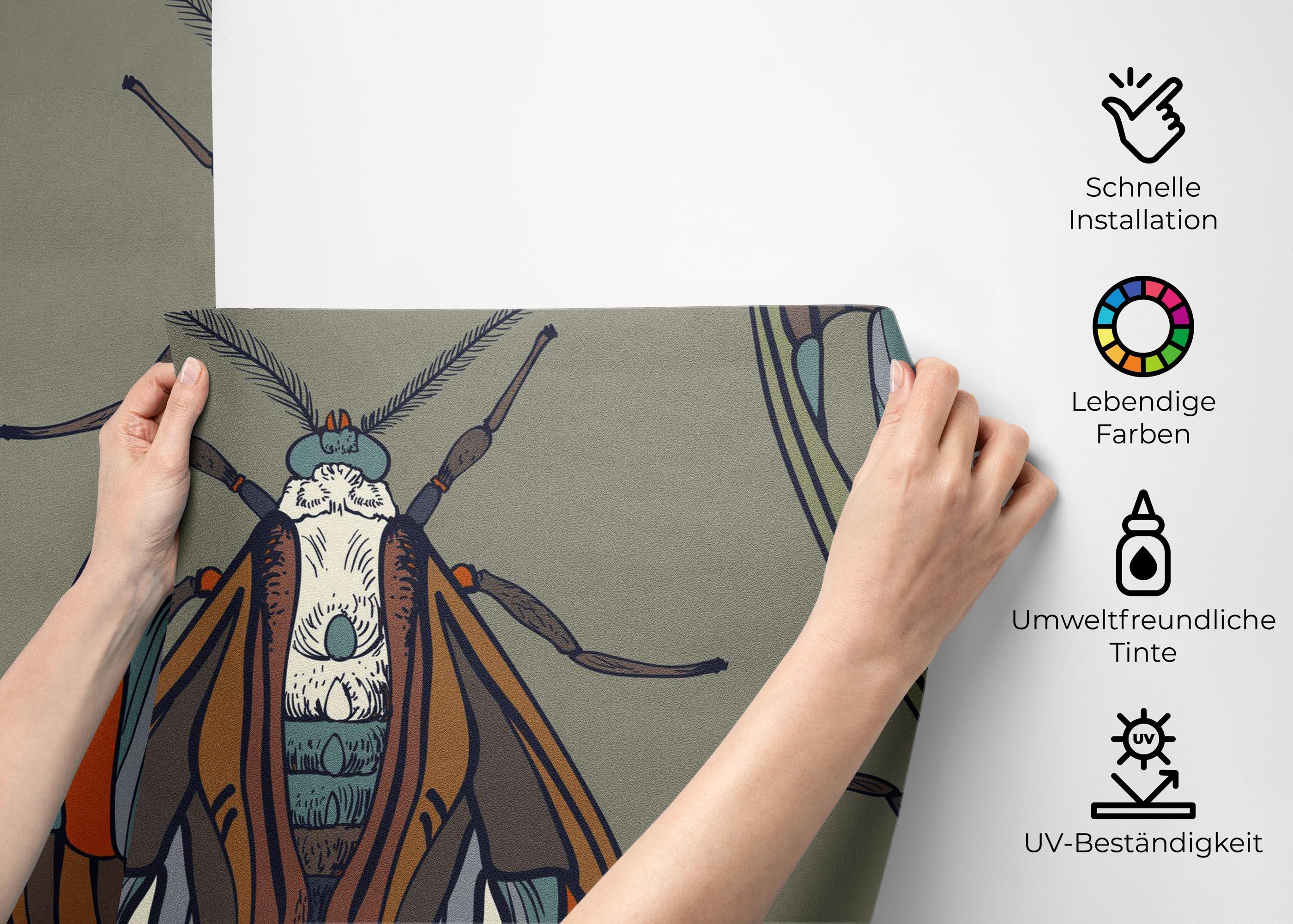 Fototapete Brown Insect mockup 2