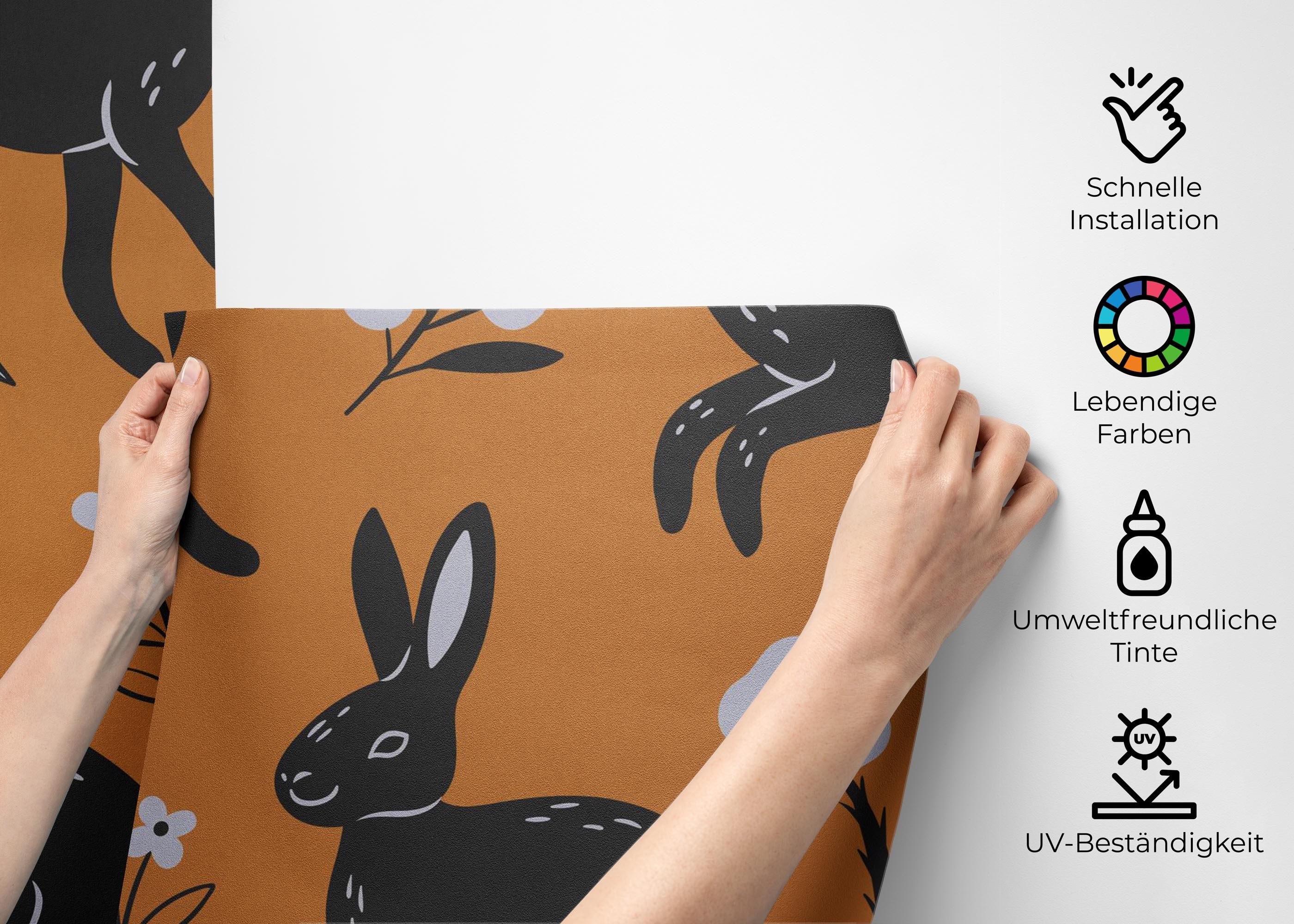 Bunny Pattern Art mockup 2
