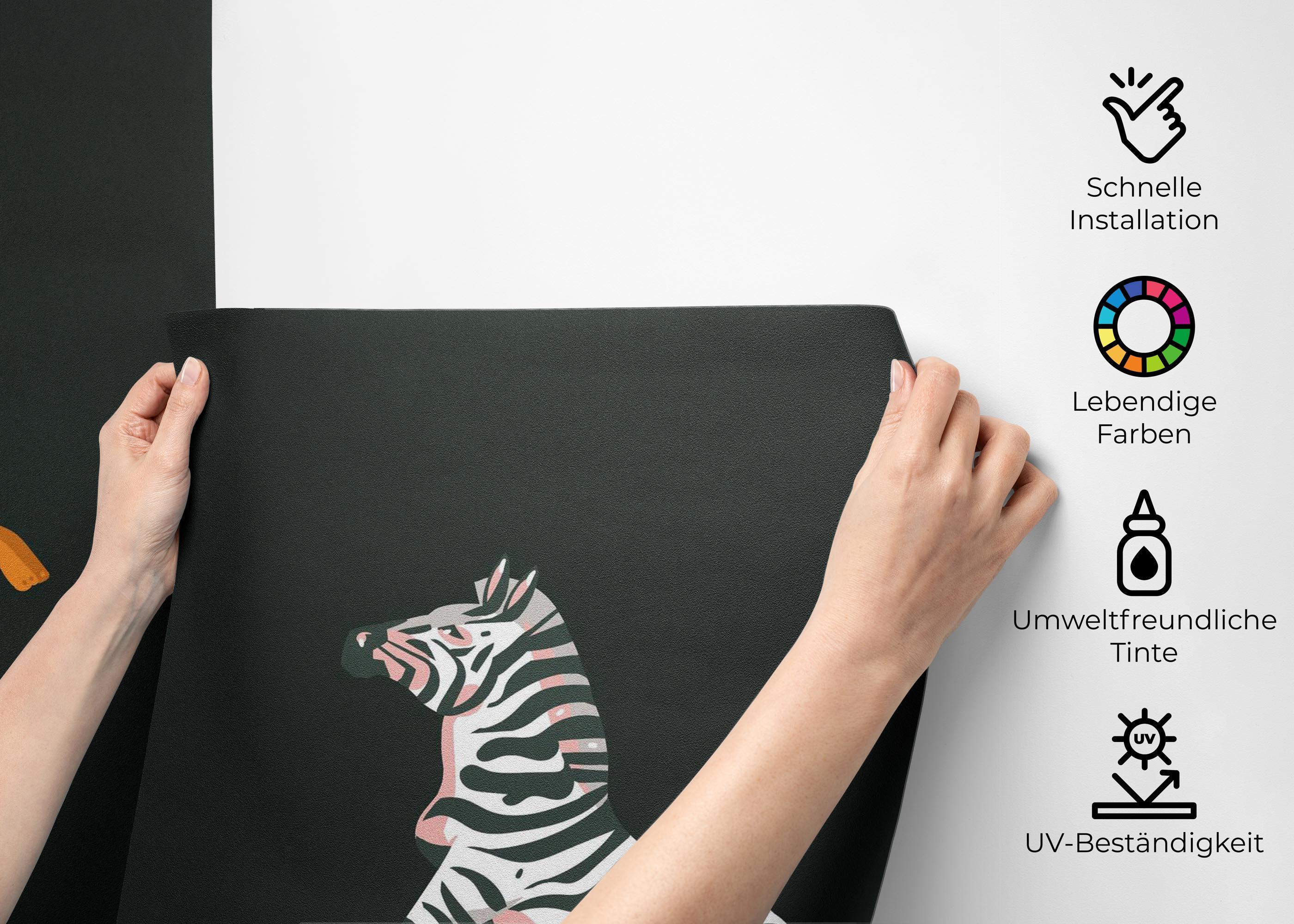 Fototapete Cartoon Animals mockup 2