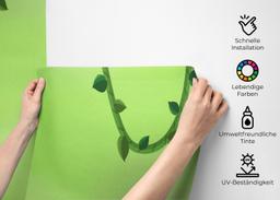 Cartoon Green Wall mockup 2