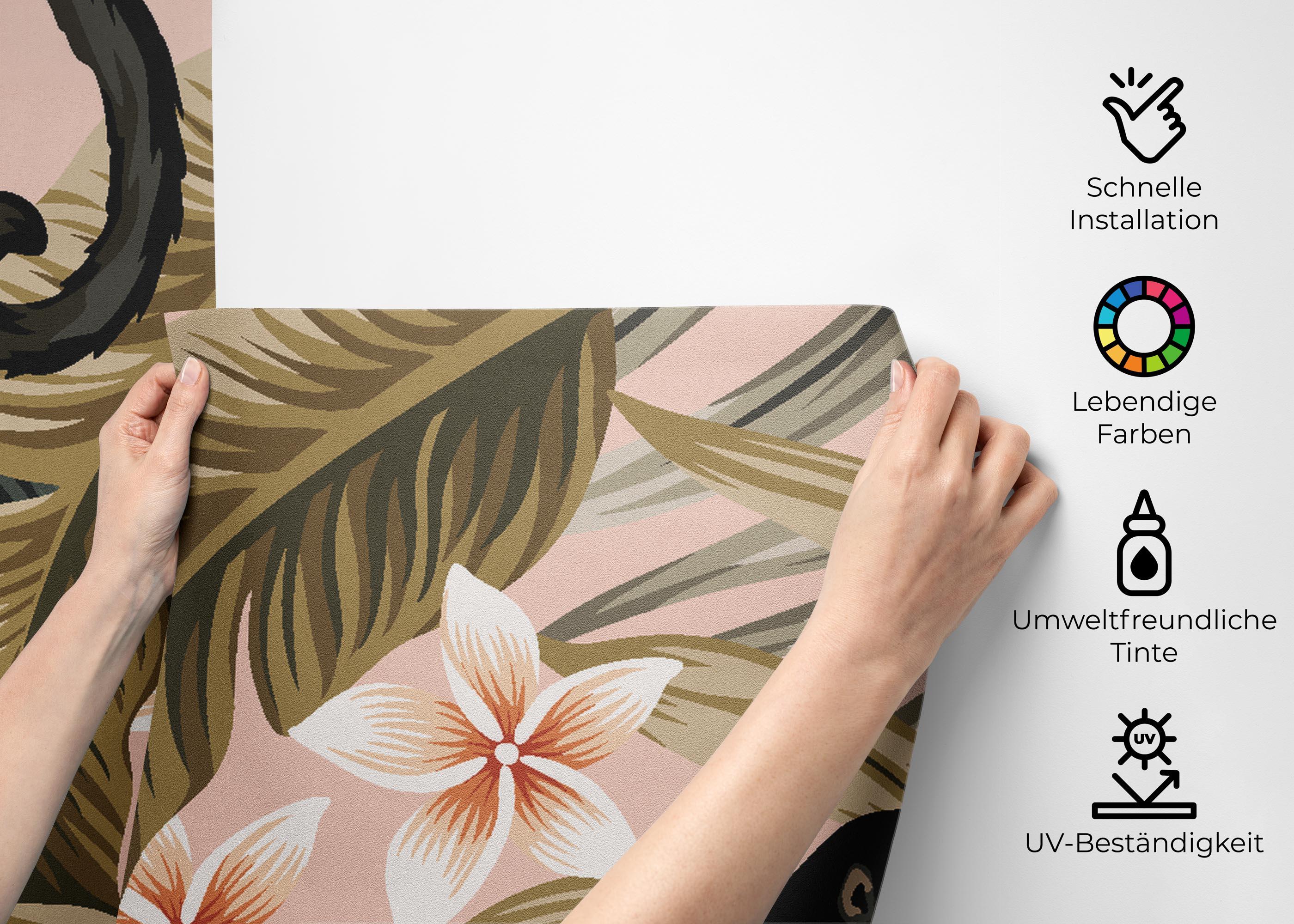 Fototapete Grey Monkey Art mockup 2