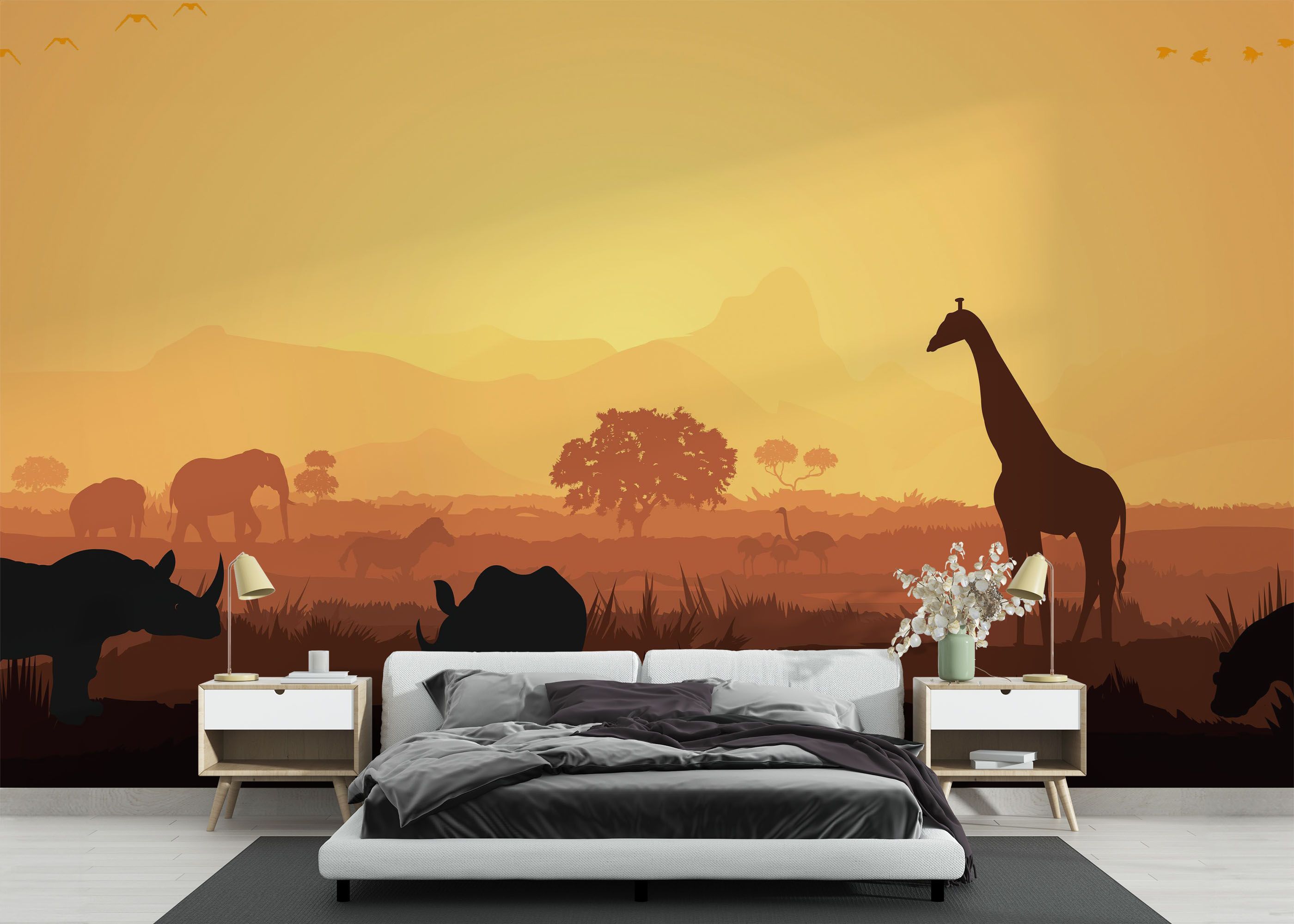 Animal Forest Shilouette mockup 3