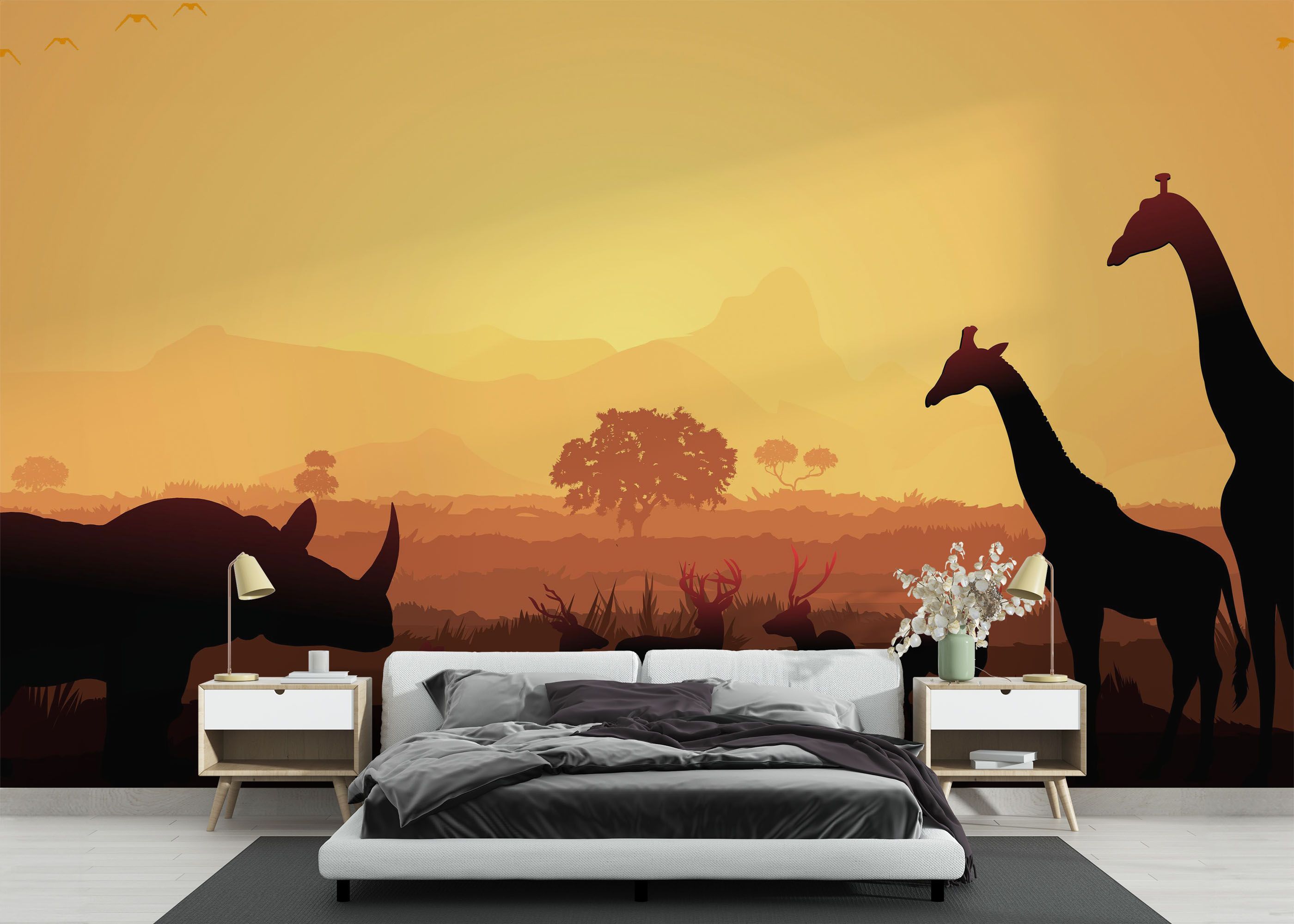 Animal Sunset View mockup 3