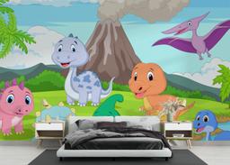 Cartoon Baby Dinosaurs mockup 3