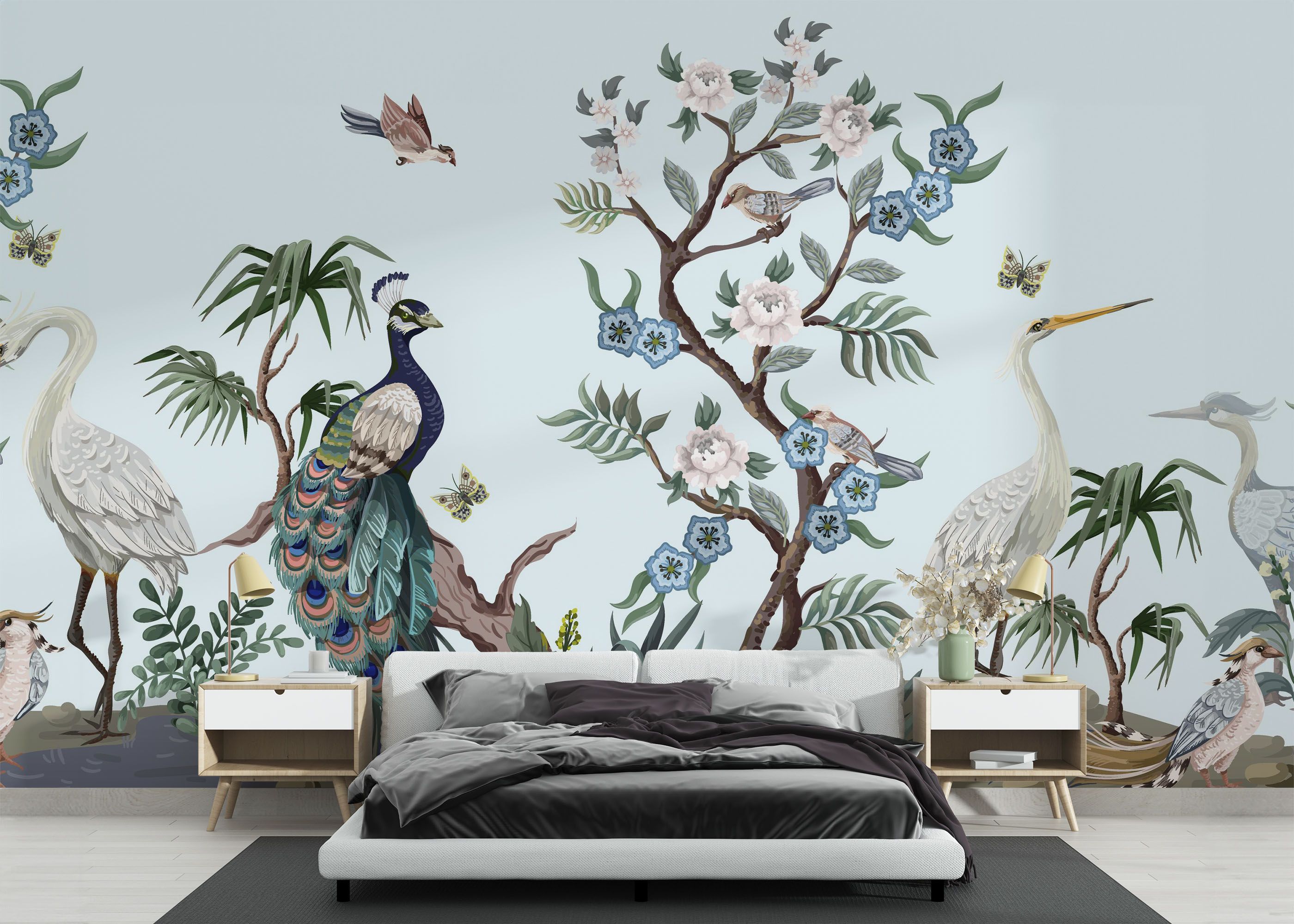 Pretty Tree Birds Art mockup 3