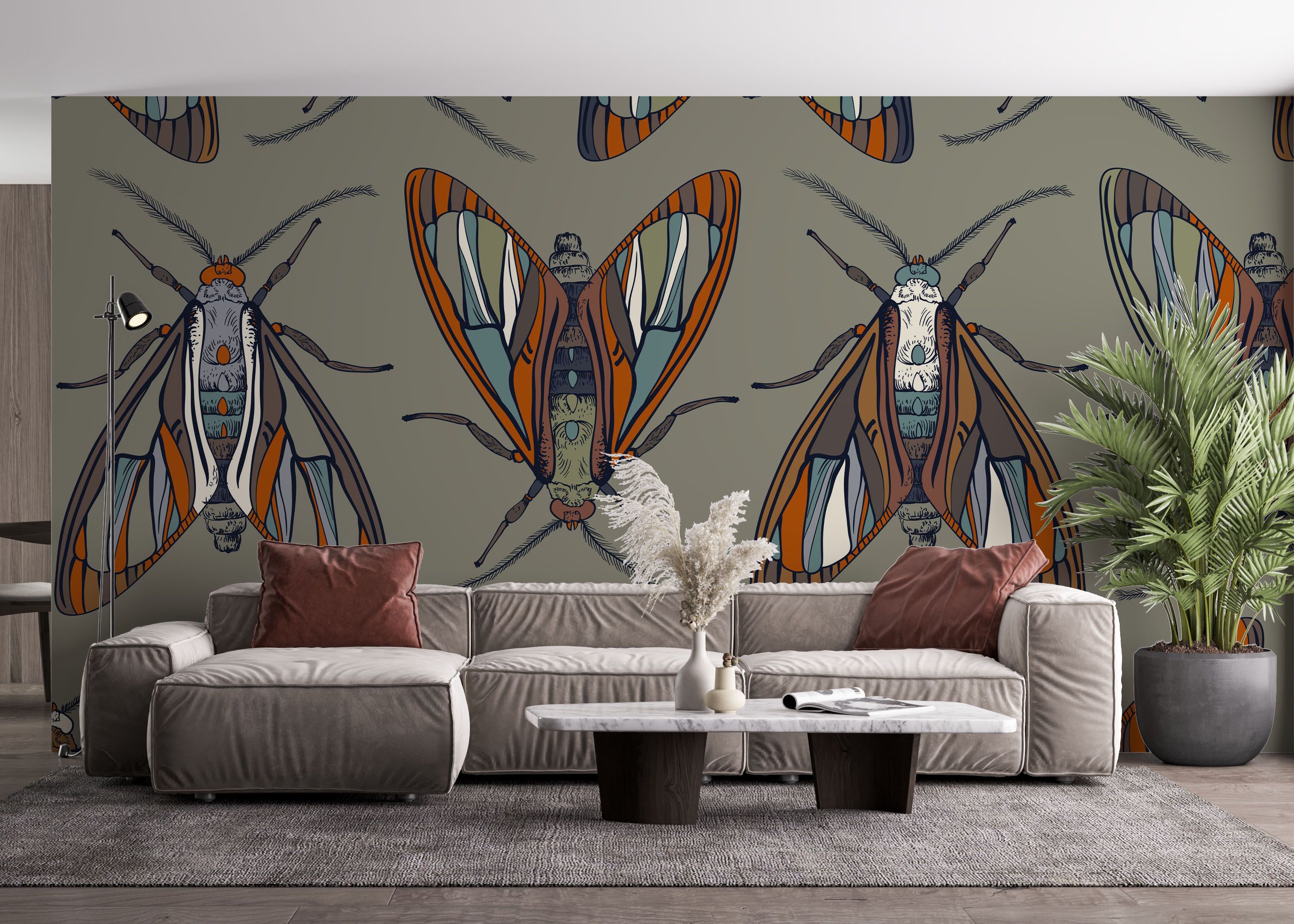 Brown Insect mockup 4