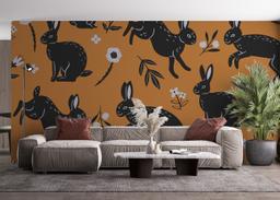 Bunny Pattern Art mockup 4