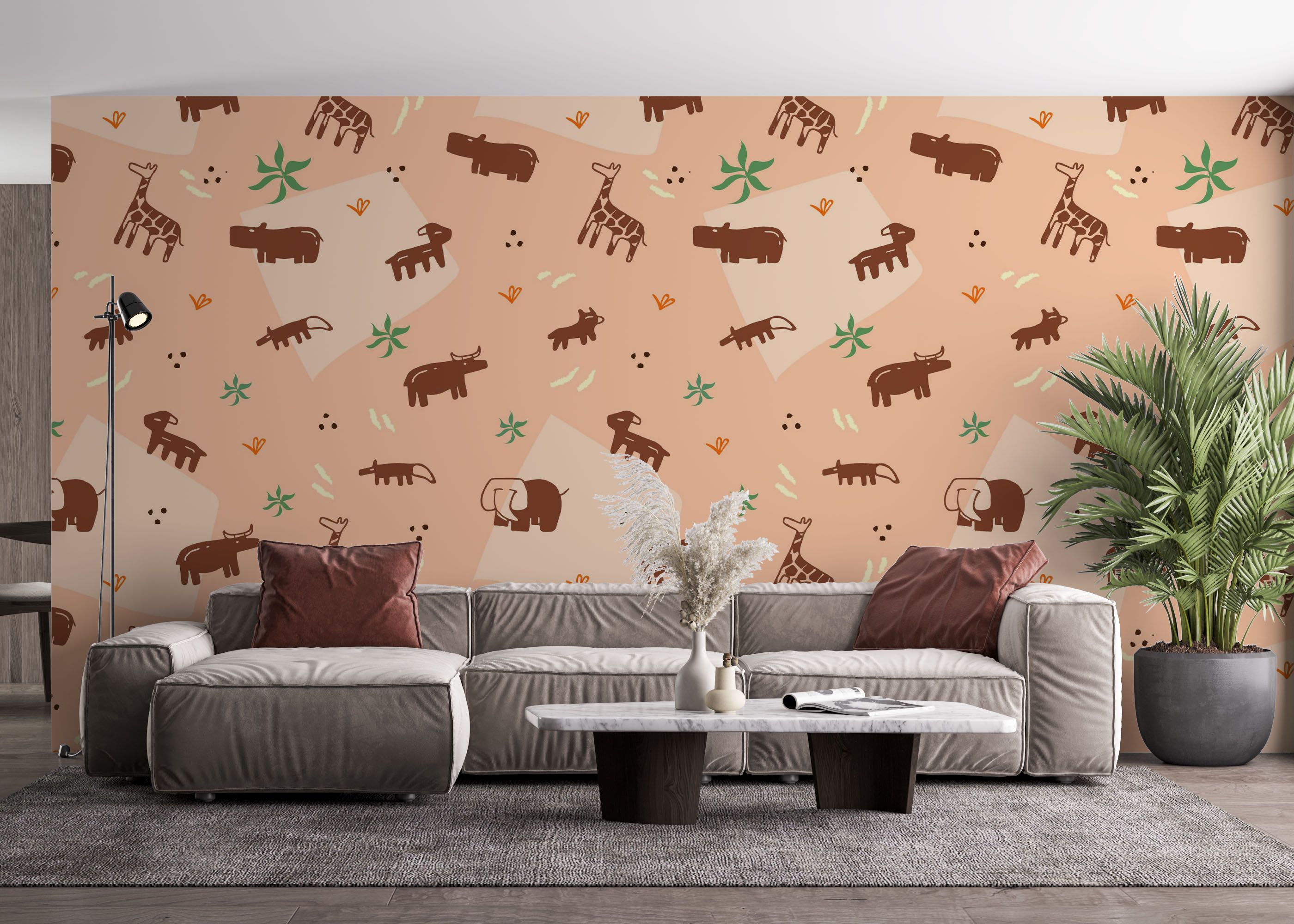 Cute Safari Art mockup 4