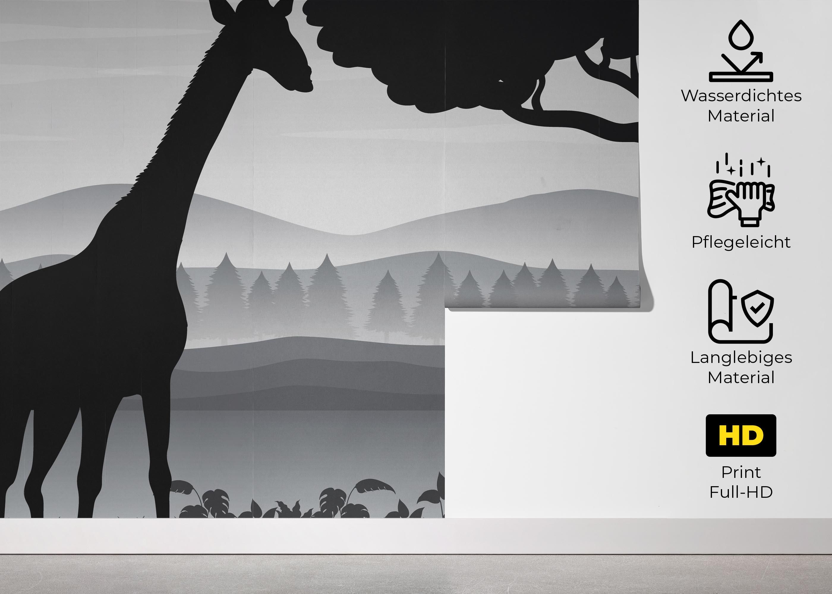 Zebra Shilouette Art mockup 5