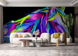 Beautiful Color Horse mockup 6