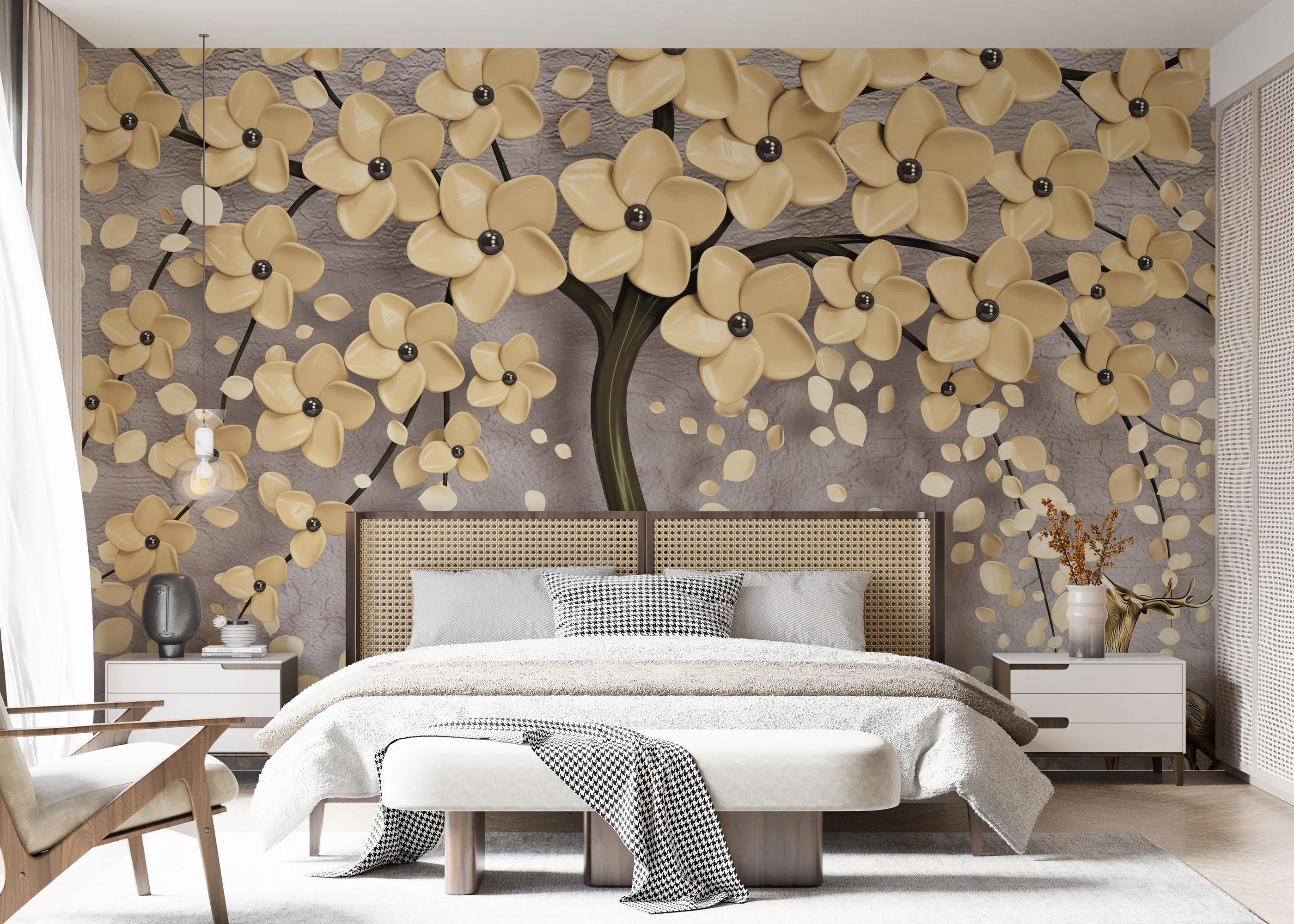 Fototapete Chocolate Flowers mockup 7