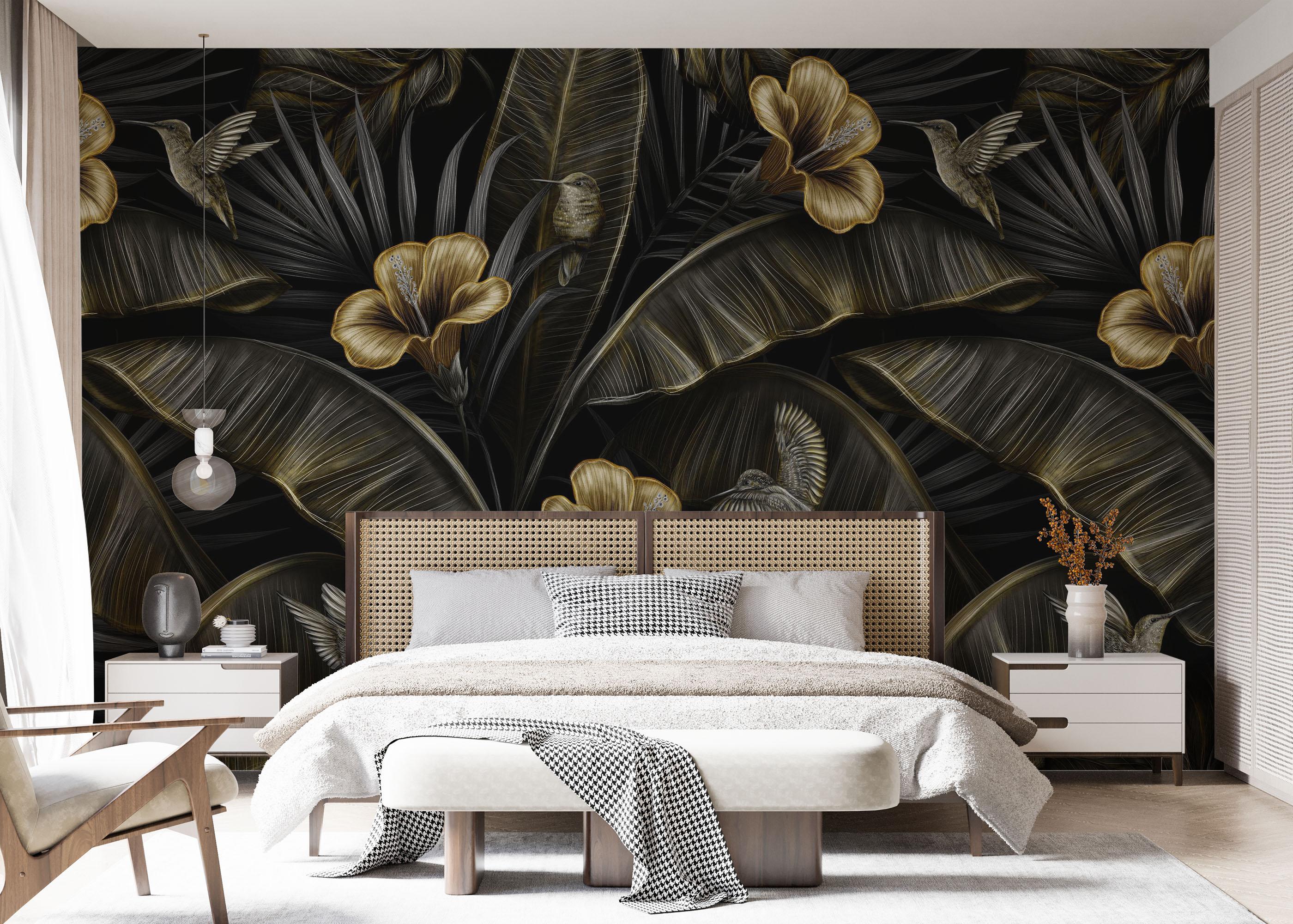 Fototapete Exotic Hummingbird mockup 7